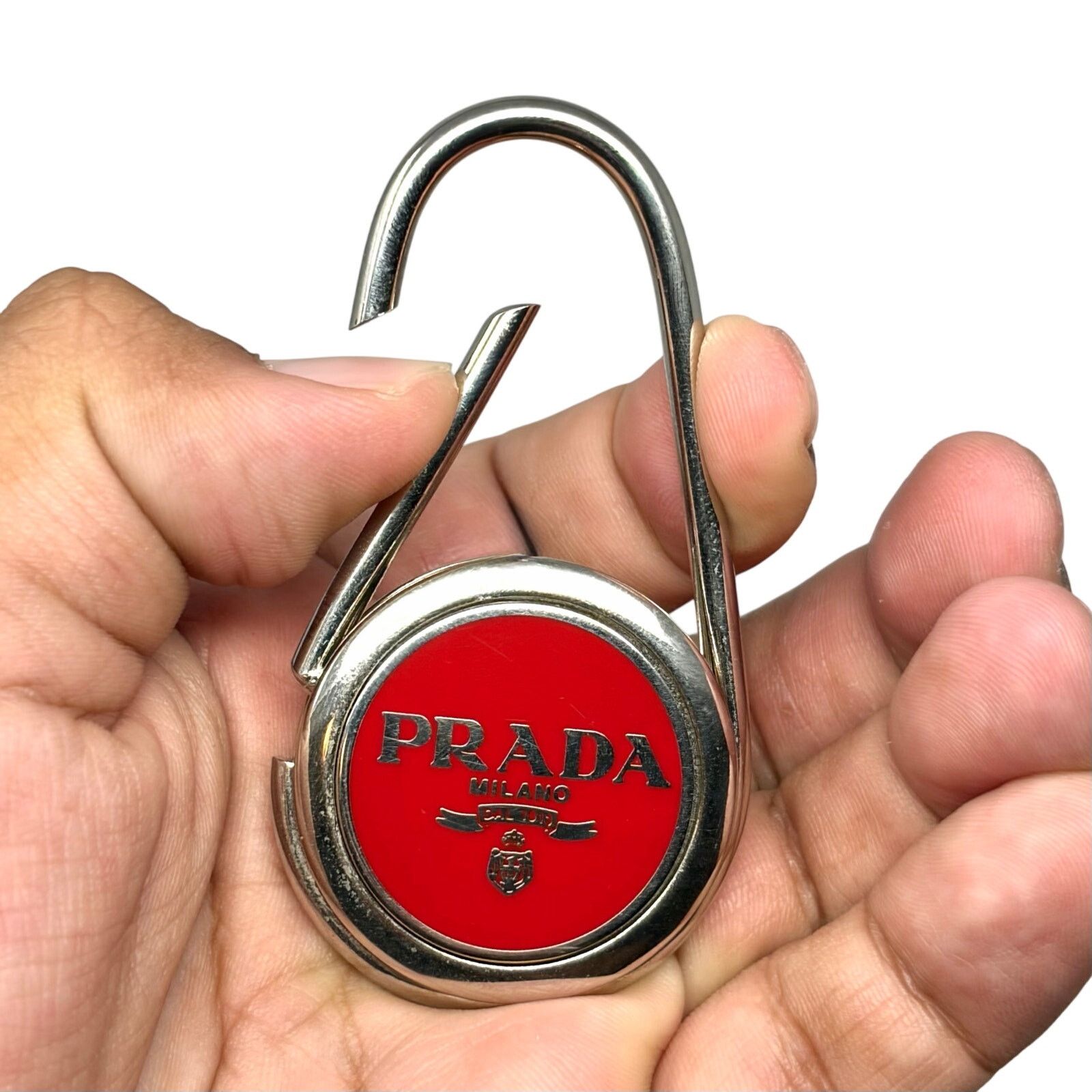 Prada Prada Vintage Metal Keyring Size ONE SIZE - 6 Thumbnail