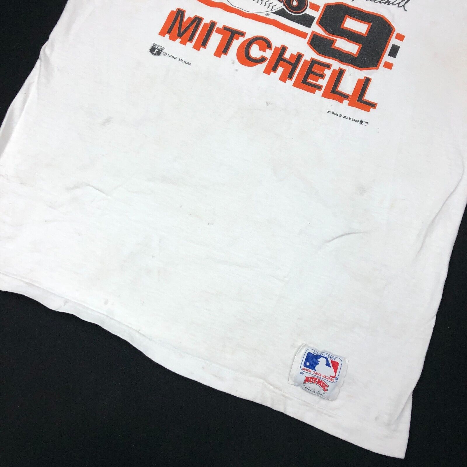 MLB × Nutmeg × Vintage 1989 San Francisco Giants Mitchell #9 Baseball MLB Tee XL Size US XL / EU 56 / 4 - 3 Thumbnail