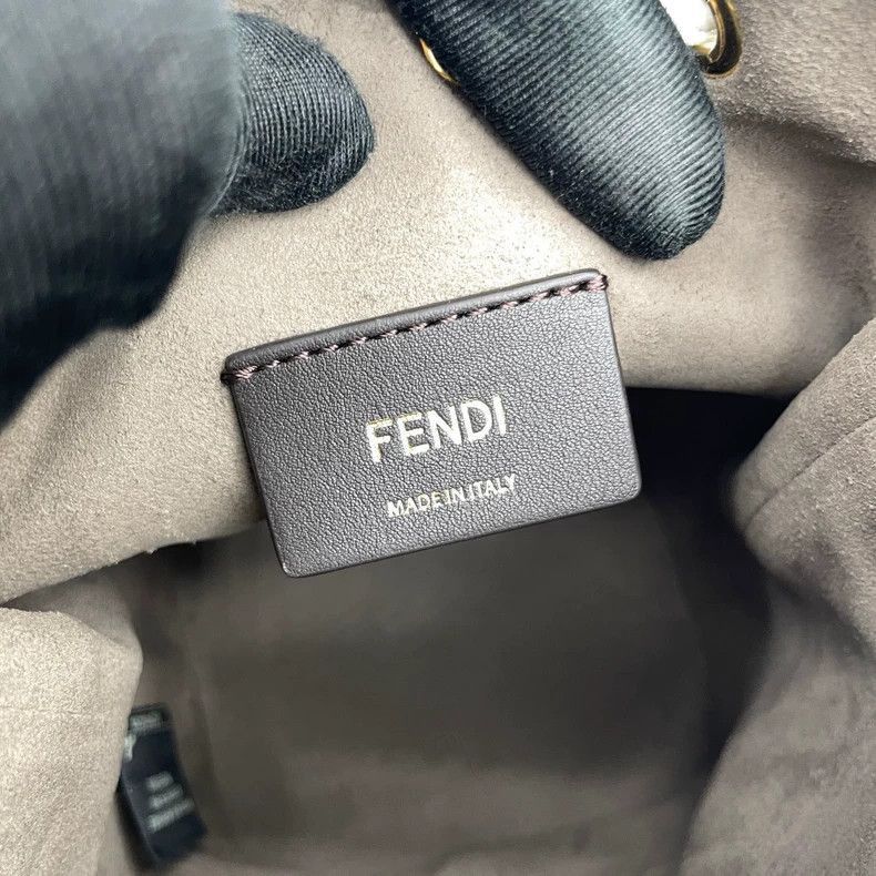Fendi Fendi Mini Drawstring Bucket Bag-2505 Size ONE SIZE - 6 Thumbnail