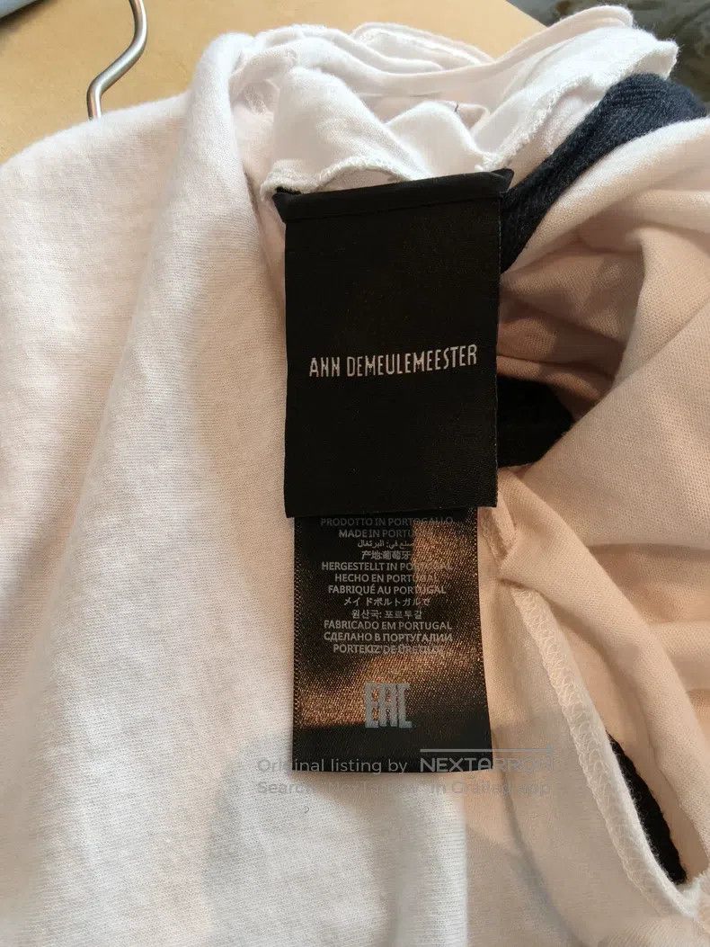 Ann Demeulemeester Ann Demeulemeester Size M White T-shirt Size M / US 6-8 / IT 42-44 - 5 Thumbnail