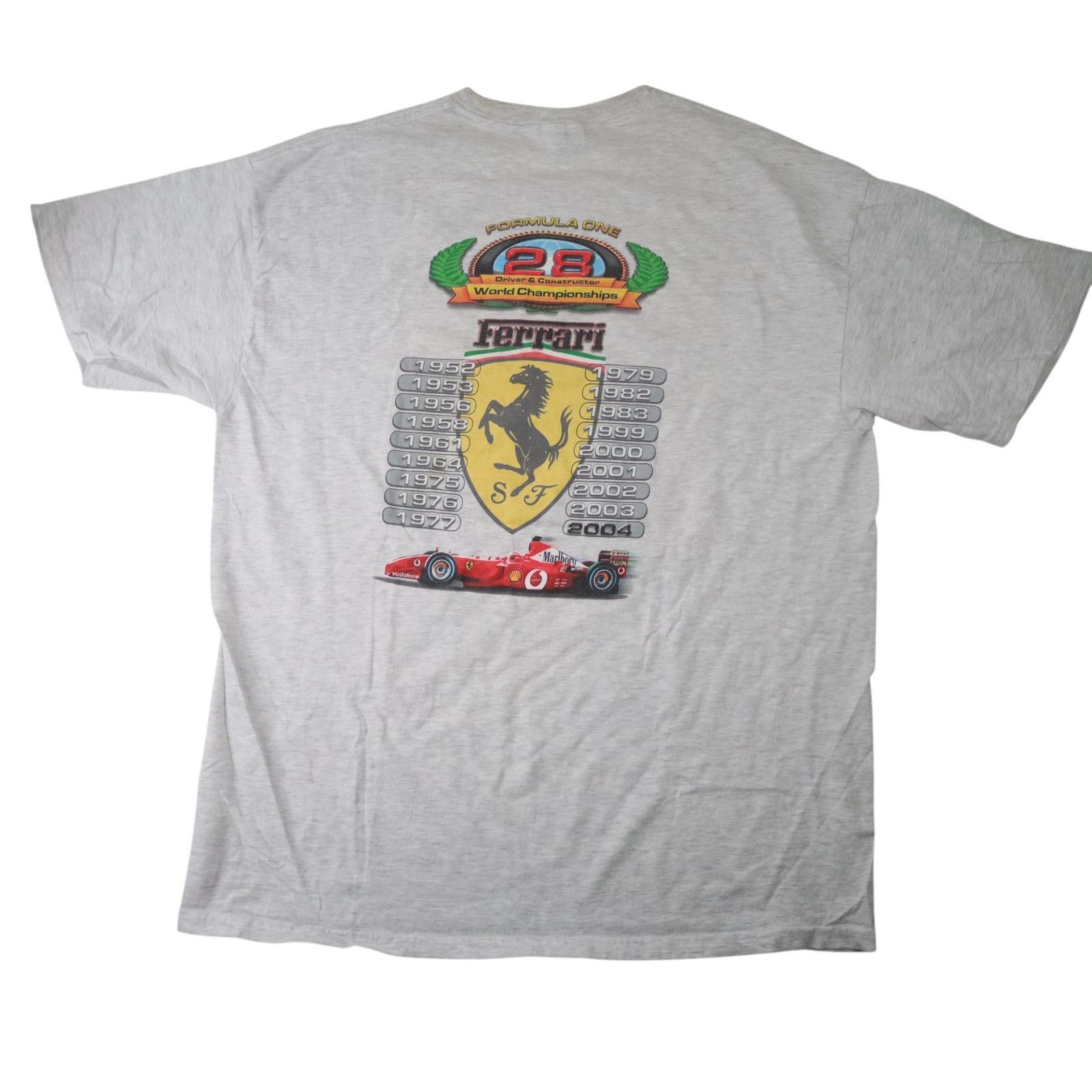 Ferrari × Rolex × Vintage VTG Rolex Ferrari Monterey Historic Races Graphic T Shirt Size US XL / EU 56 / 4 - 9 Thumbnail