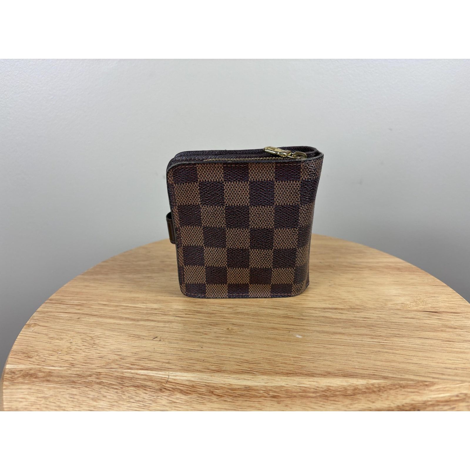 Louis Vuitton Authentic Louis Vuitton Compact Zip Damier Ebene Wallet Size ONE SIZE - 2 Thumbnail