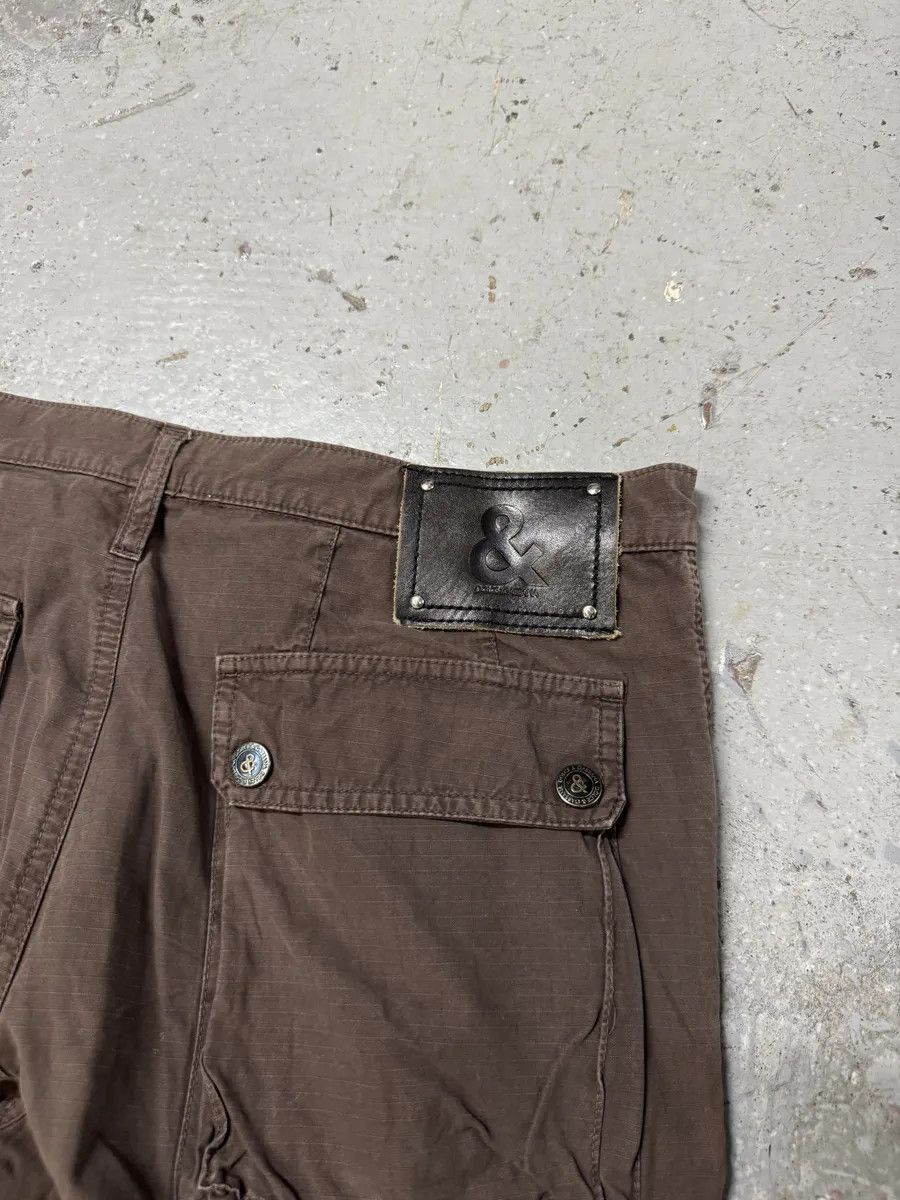 Dolce & Gabbana × Vintage AW2004 Dolce & Gabbana Brown Cargo Multi Pockets Pants Size US 34 / EU 50 - 8 Thumbnail