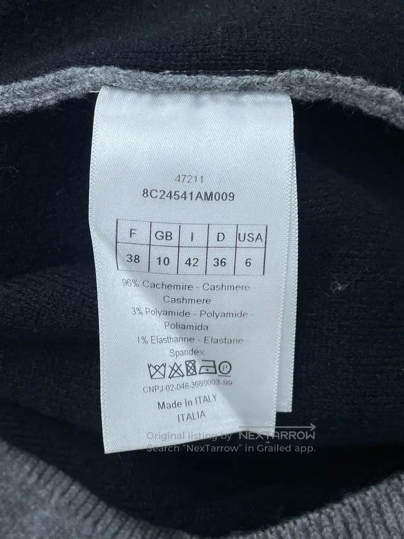 Dior Dior 8-character hooded cashmere sweater Size XS / US 0-2 / IT 36-38 - 5 Thumbnail
