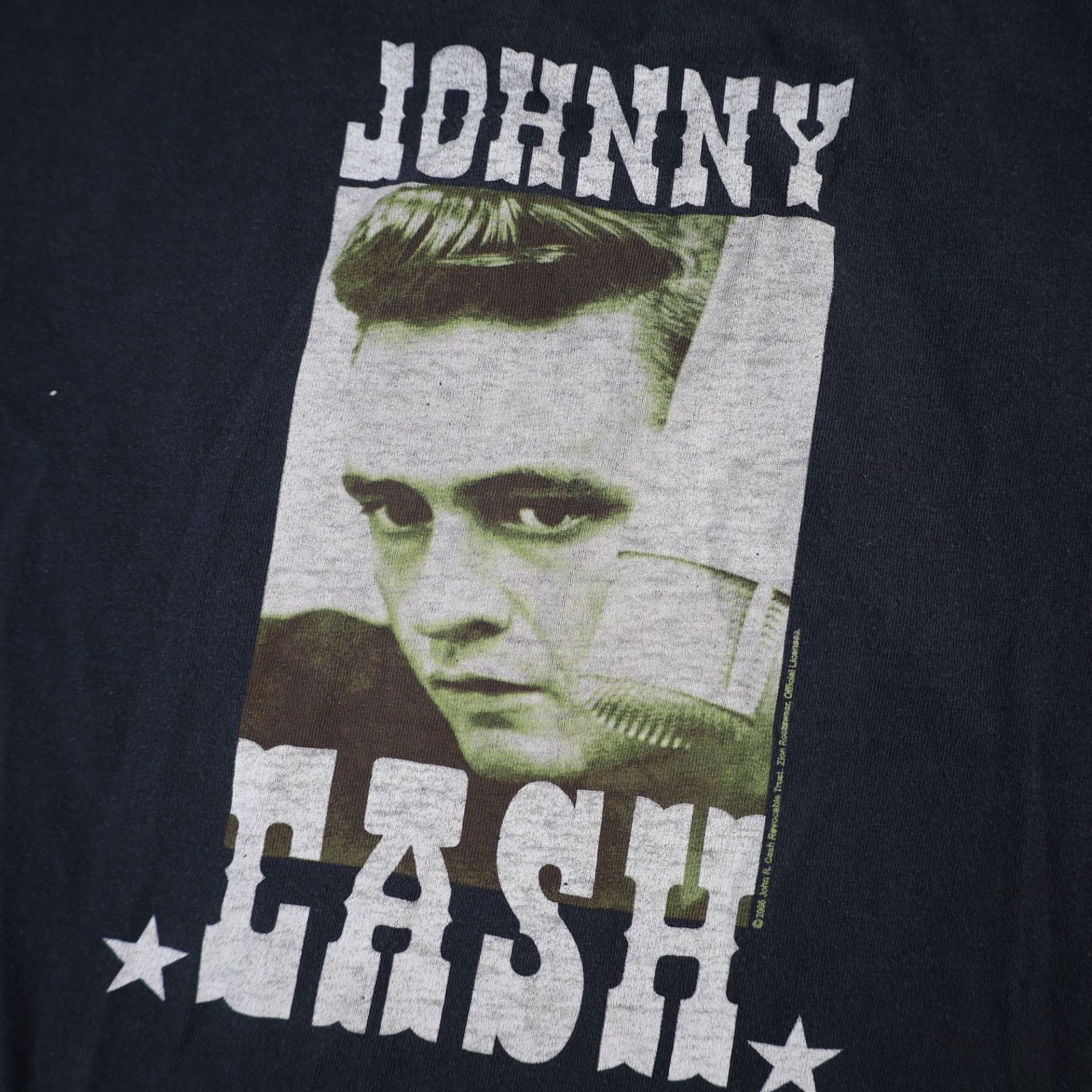 Band Tees × Zion Rootswear Vintage Johnny Cash Graphic Muscle T Shirt Size US M / EU 48-50 / 2 - 4 Thumbnail