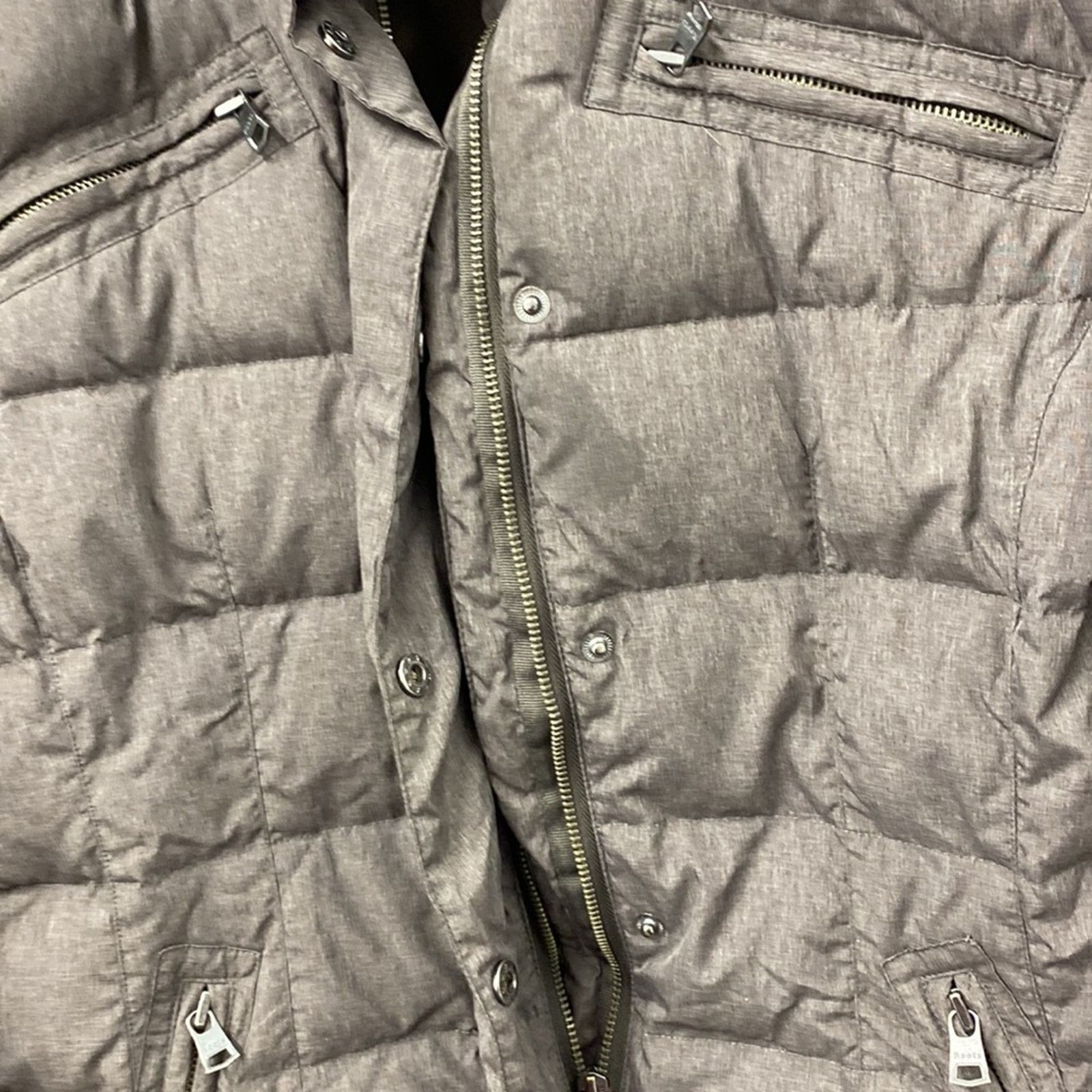 Roots Roots Down Parka Puffer Coat Large Brown Size L / US 10 / IT 46 - 11 Thumbnail