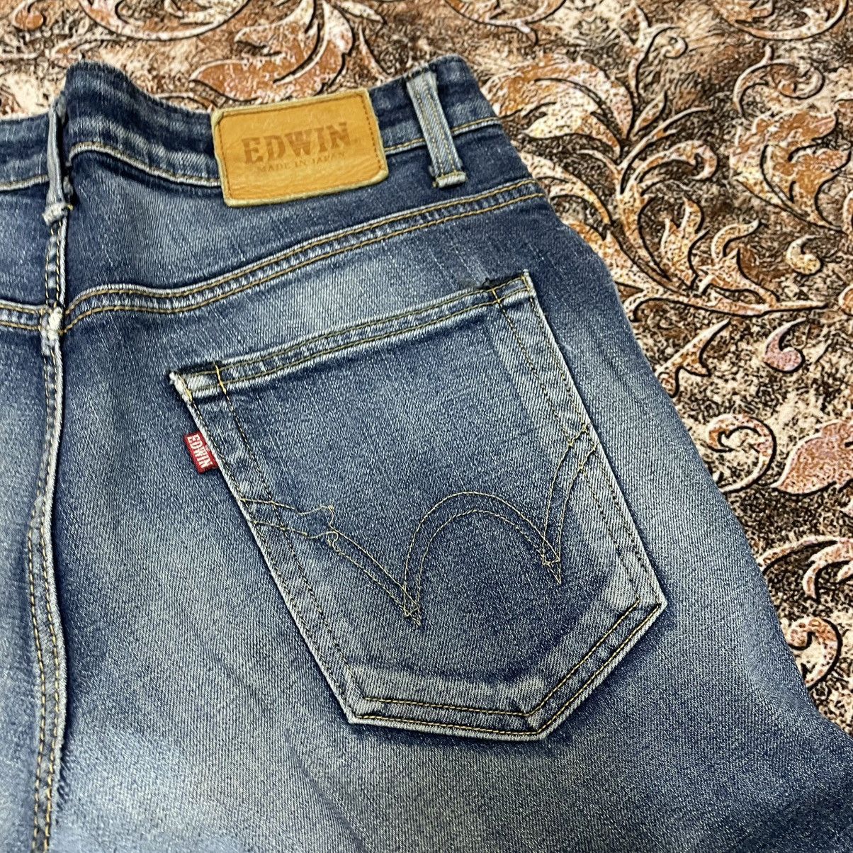 Edwin 🔥Vintage Edwin E503 Washed Ripped Distress Denim Jeans Size US 32 / EU 48 - 12 Thumbnail