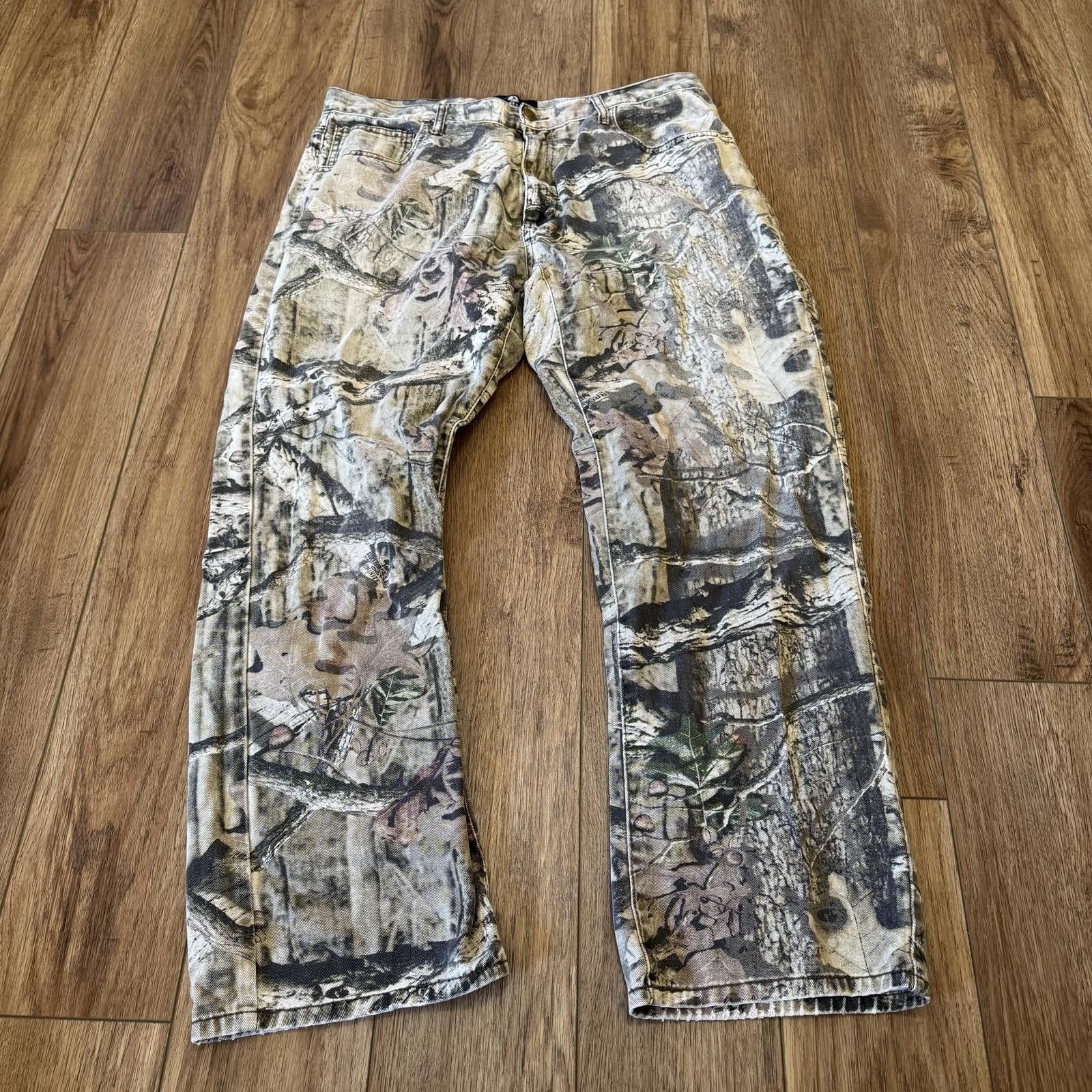 Mossy Oaks Vintage Y2K Mossy Oak Camo Jeans 38x32 Size US 38 / EU 54 - 3 Thumbnail