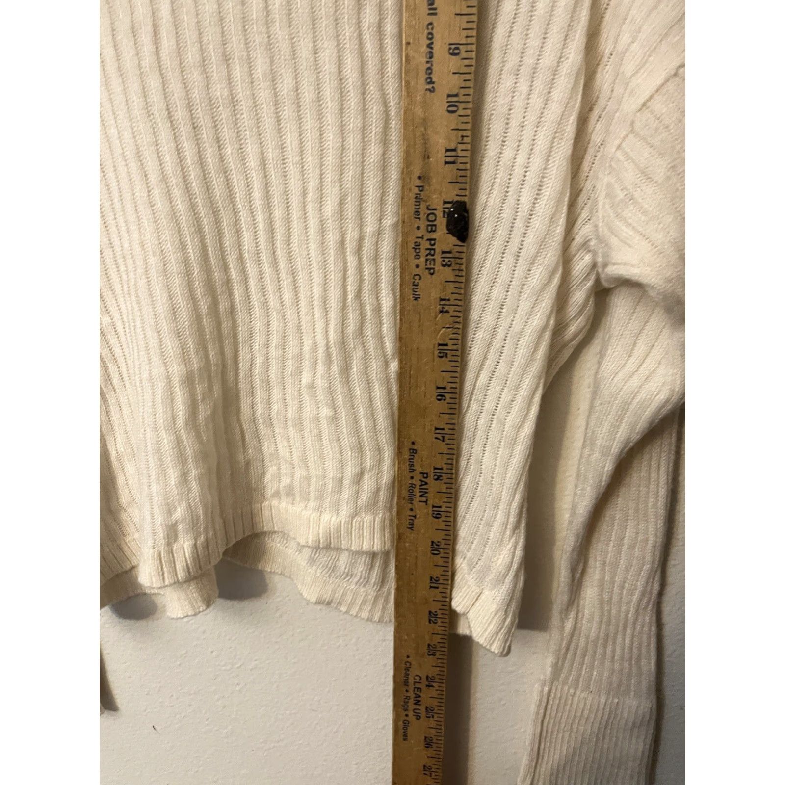 Calvin Klein VINTAGE Calvin Klein Sweater Women Small White Acrylic Knitted Pullover Oversized 90s Classic Size S / US 4 / IT 40 - 5 Thumbnail
