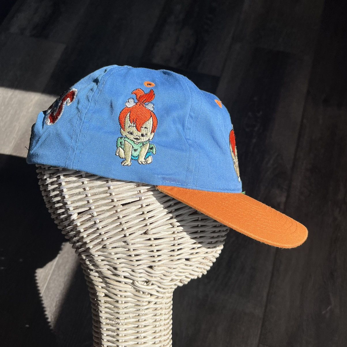 Cartoon Network Vintage 1993 Pebbles Flinstones American Needle SnapBack Hat Size ONE SIZE - 3 Thumbnail