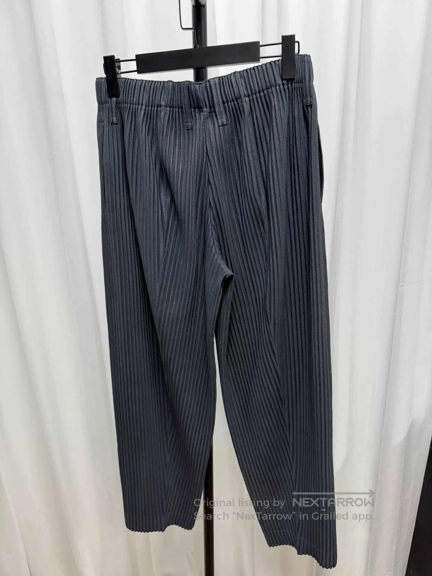 Homme Plisse Issey Miyake Issey Miyake Homme Plissé Striped Trousers. Size US 28 / EU 44 - 4 Thumbnail
