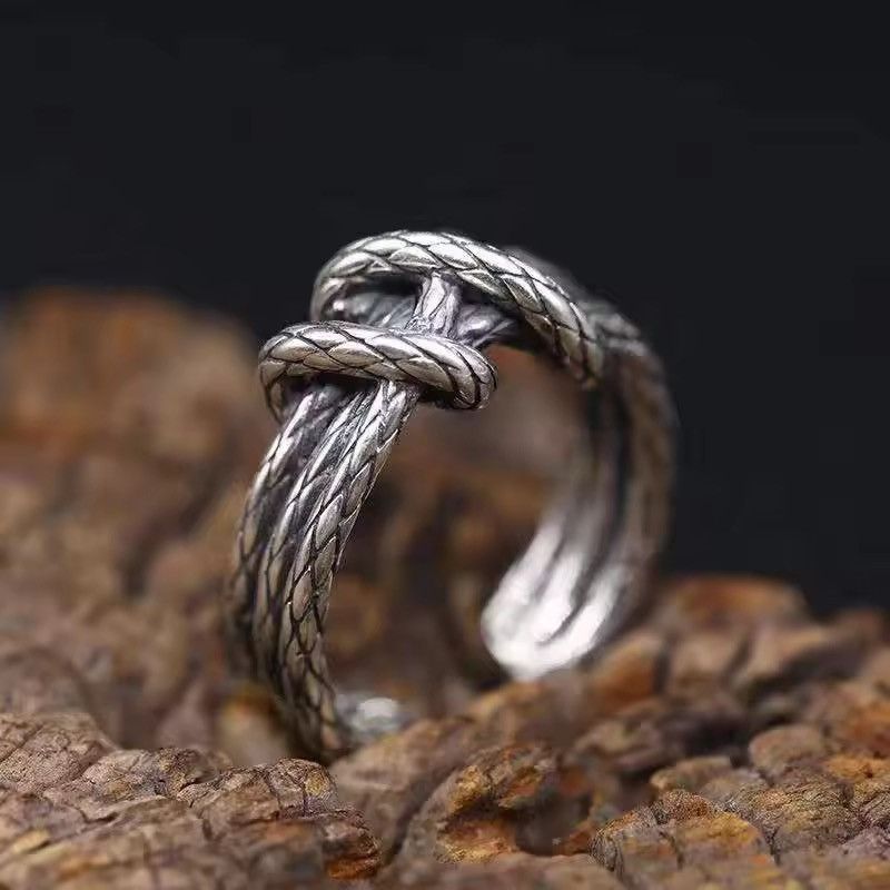 Japanese Brand × Jewelry Woven Rope Ring Resizeable Size ONE SIZE - 3 Thumbnail