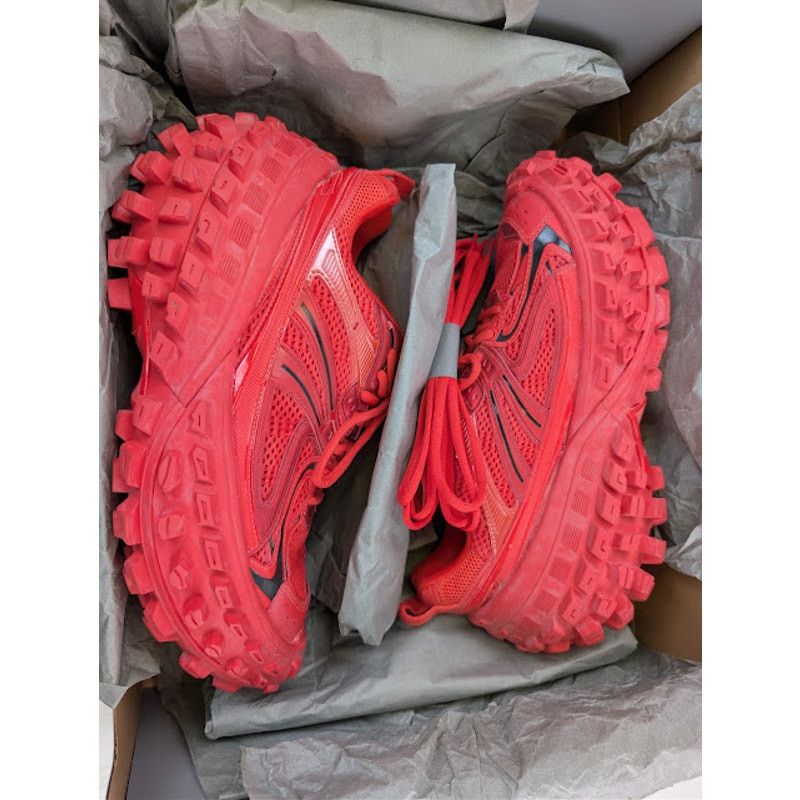 Balenciaga o1rshd1 Bouncer / Defender Sneaker in Red / Black Size US 8 / EU 41 - 20 Thumbnail
