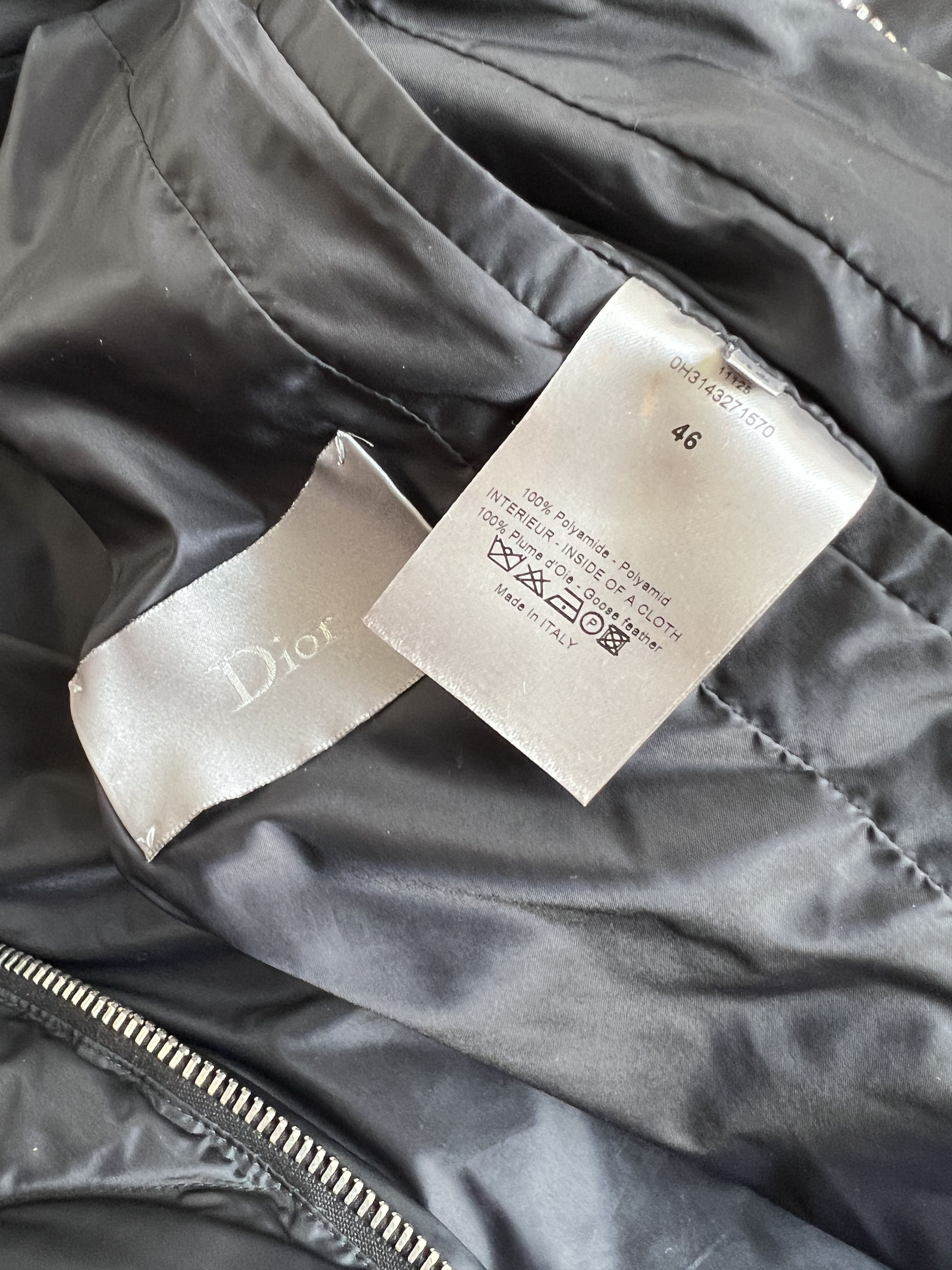 Dior Dior Homme Zip Goose Feather Down Jacket Size US S / EU 44-46 / 1 - 5 Thumbnail