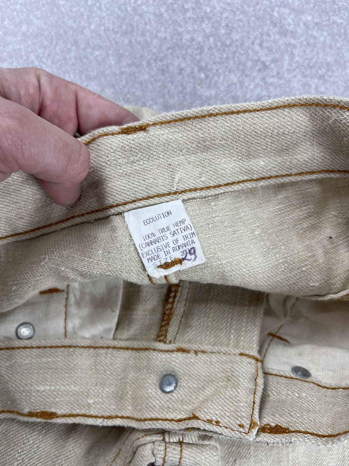 Vintage Vintage Ecolution Cannabis Sativa Rasta Pants Size 29 Size US 29 - 10 Thumbnail