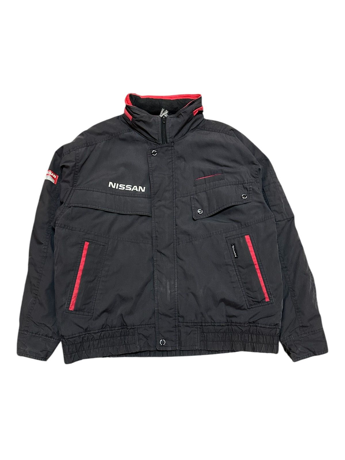 Nissan Vintage Nissan Worker Jacket Bomber Size US M / EU 48-50 / 2 - 1 Thumbnail