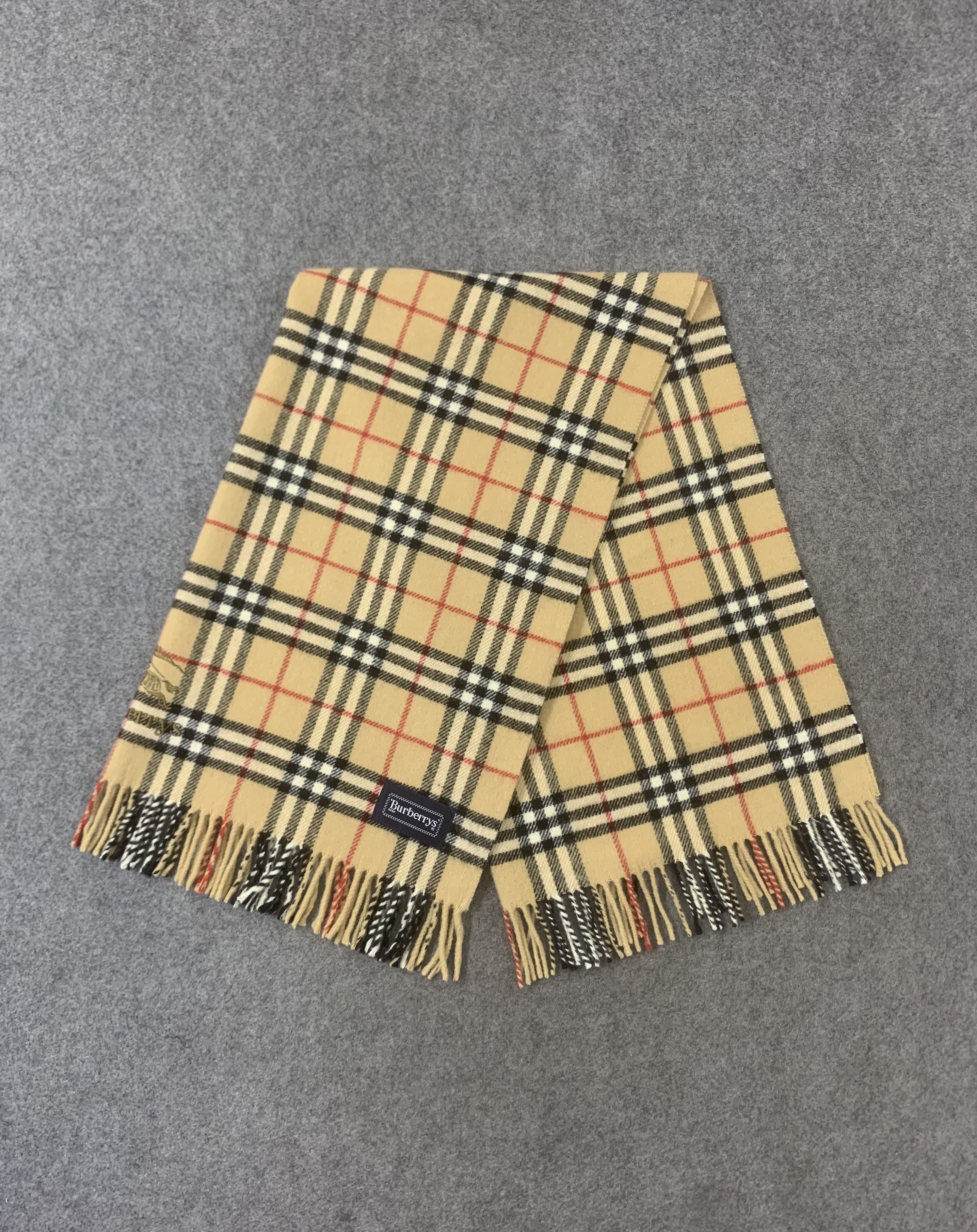 Burberry Burberry Scarf Wool Muffler Neck Wrap BL9288 Size ONE SIZE - 4 Thumbnail