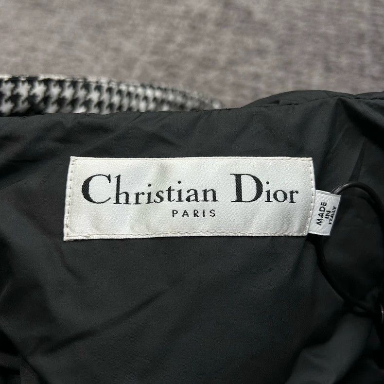 Dior Dior New thousand-bird checkered slogan embroidered cotton Size US M / EU 48-50 / 2 - 6 Thumbnail
