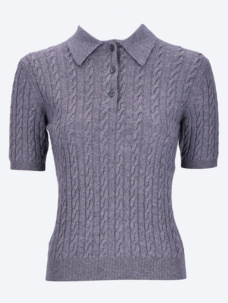 Miu Miu Cashmere polo Size S / US 4 / IT 40 - 1 Thumbnail