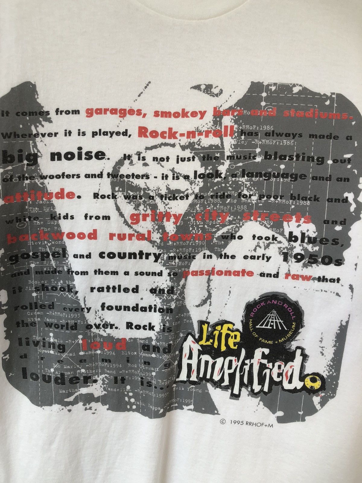 A&G Rock × Vintage Vintage 90s ARTISTIC Rock N Roll of Fame Size US XL / EU 56 / 4 - 5 Thumbnail