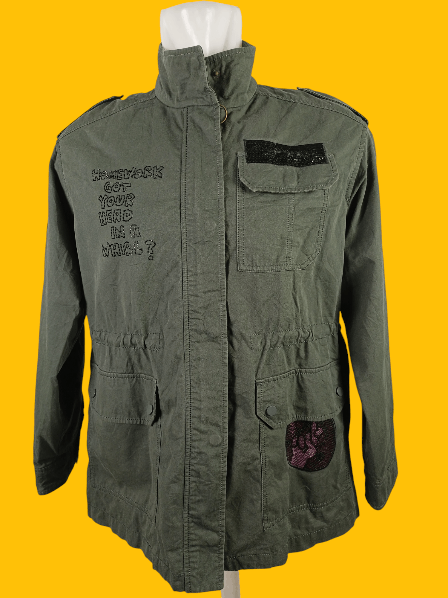 Designer × Japanese Brand × Keith Haring GGPX X KEITH HARING ANDY MOUSE Parka Jacket Size US M / EU 48-50 / 2 - 6 Thumbnail