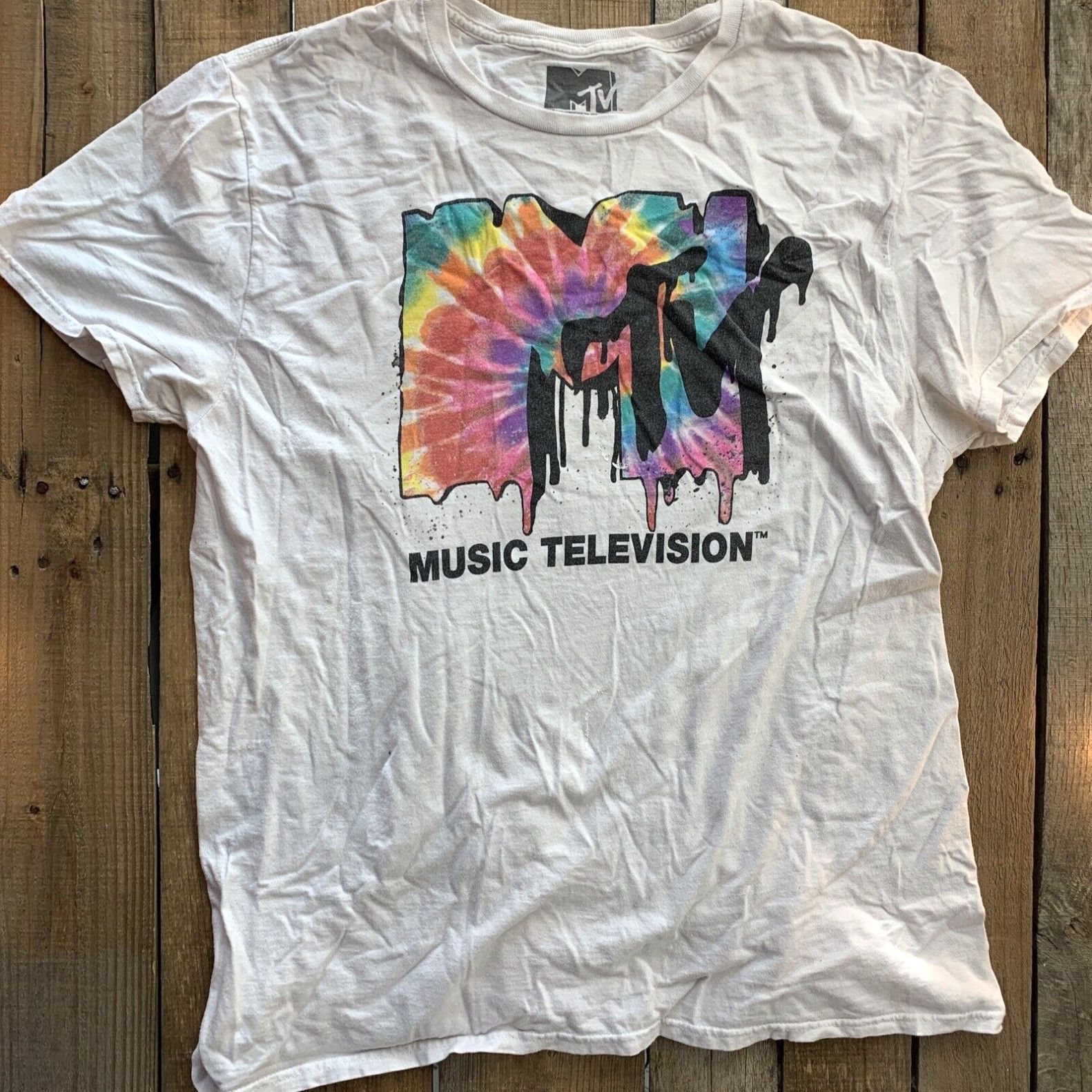 mtv tie dye shirt