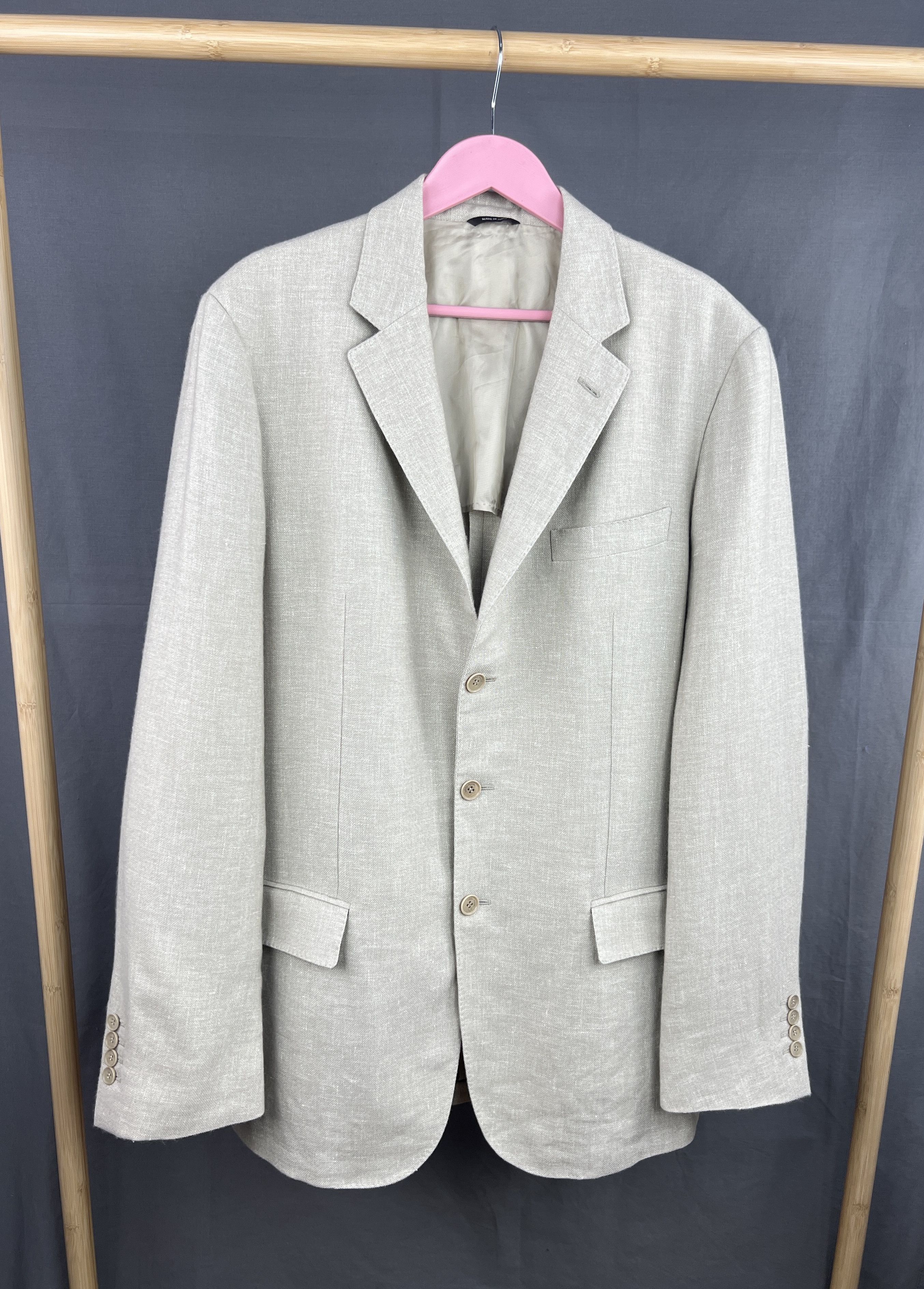 Loro Piana Baby Cashmere Blend Lino Blazer Jacket