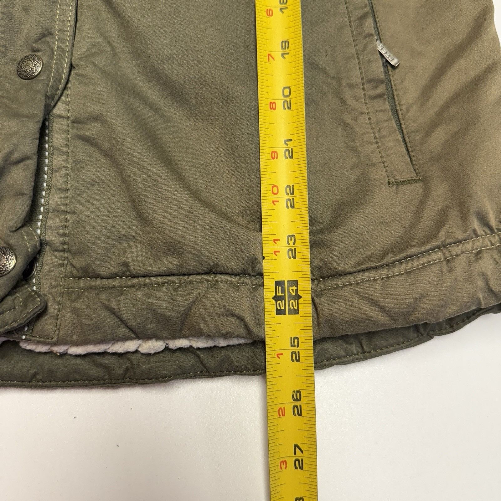 Kuhl Kuhl Womens Sherpa Lined Jacket Medium Olive Green Hood Size M / US 6-8 / IT 42-44 - 17 Thumbnail