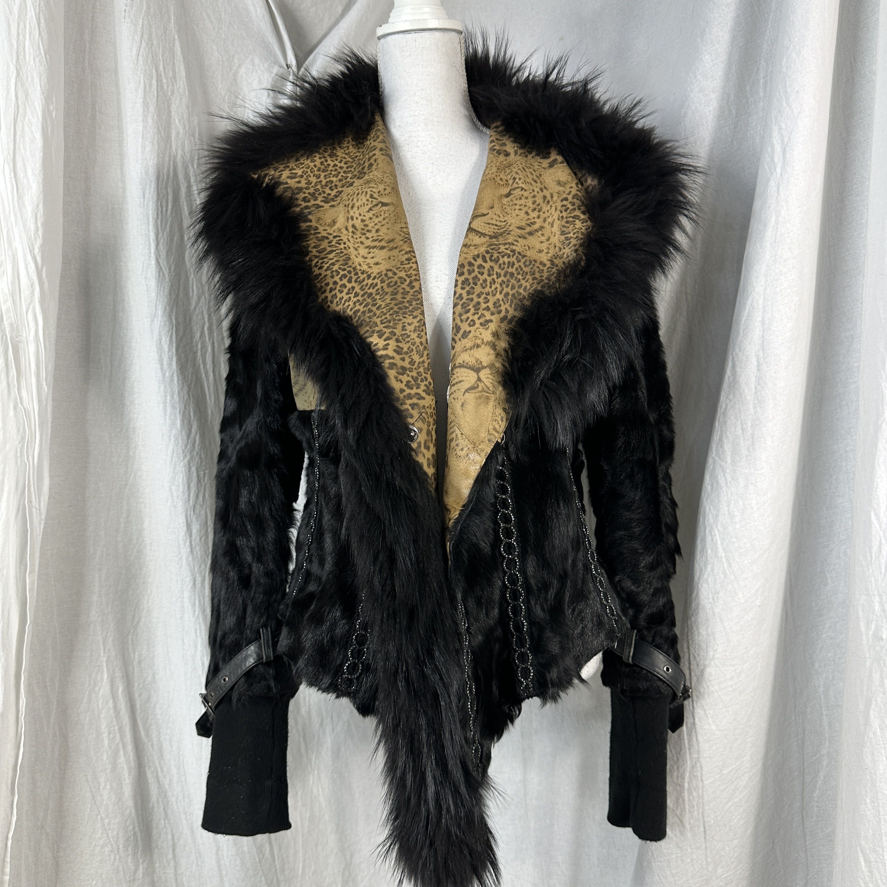 Vintage Vintage Avant Garde Opium Grunge Cheetah 90s Fur Size M / US 6-8 / IT 42-44 - 7 Thumbnail