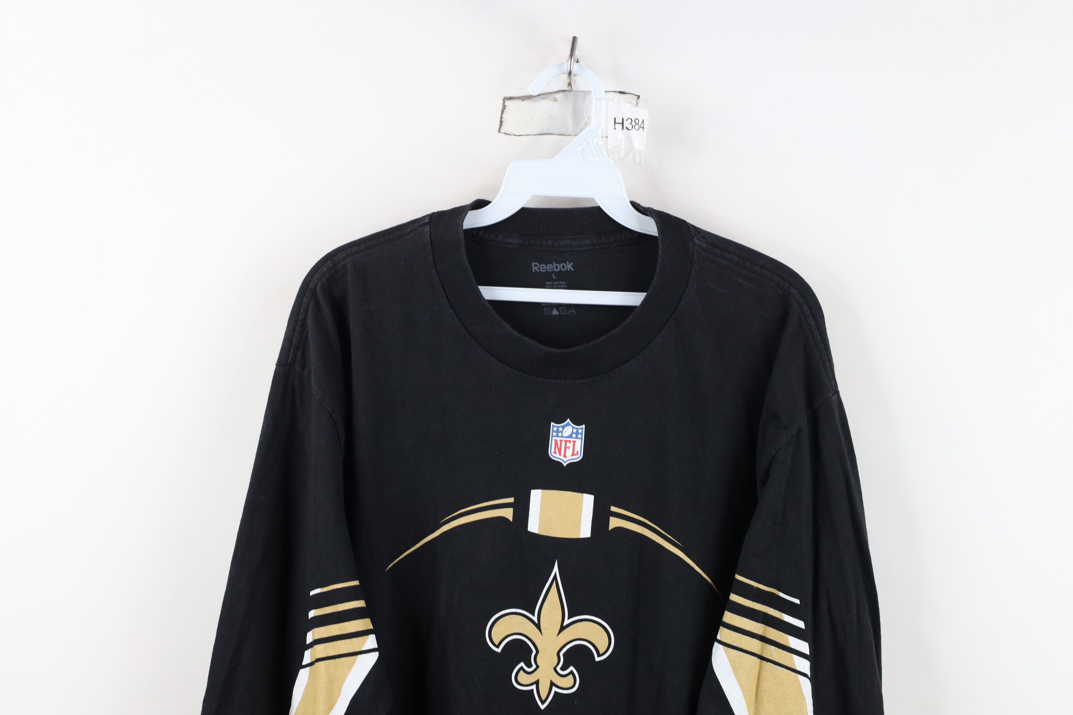 Reebok Vintage Reebok Orleans Saints Football Long Sleeve T-Shirt Size US L / EU 52-54 / 3 - 2 Thumbnail