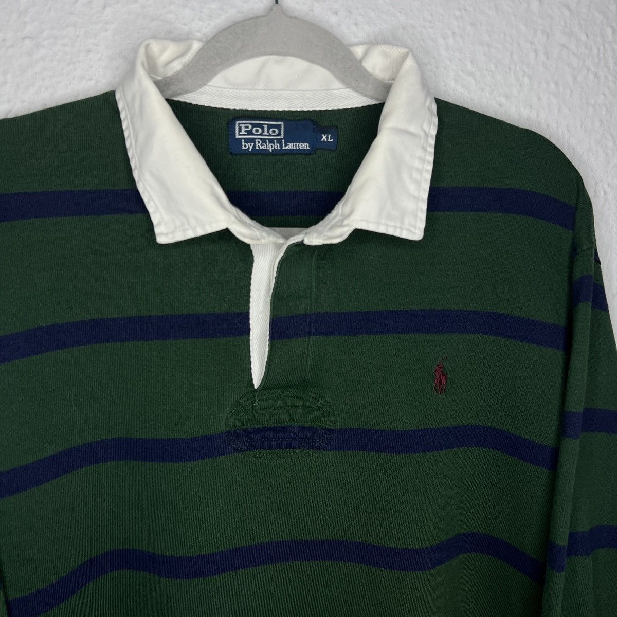 Polo Ralph Lauren Vintage Ralph Lauren Polo Rugby Longsleeve Sweatshirt Size US XL / EU 56 / 4 - 4 Thumbnail
