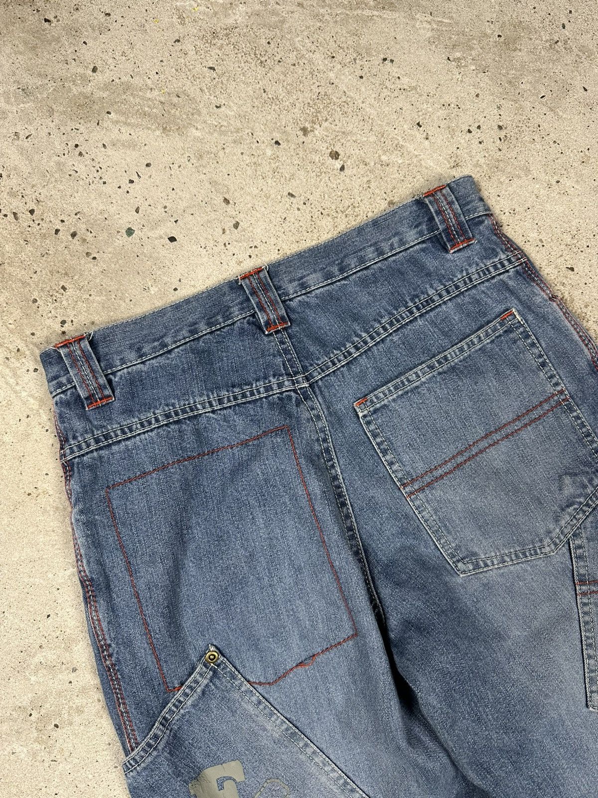 JNCO × Vintage Vintage Y2K Jnco Style Baggy Multi Pocket Denim Pants Jeans Size US 28 / EU 44 - 7 Thumbnail
