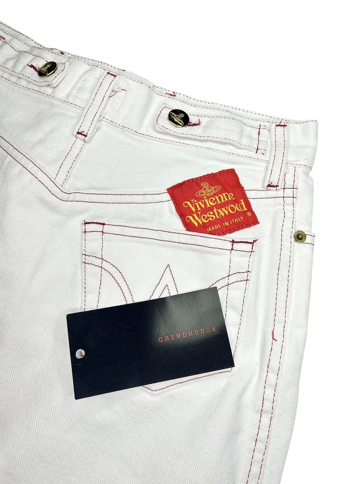 Vivienne Westwood S/S 94 Denim Mini Skirt Size 27" / US 4 / IT 40 - 9 Thumbnail