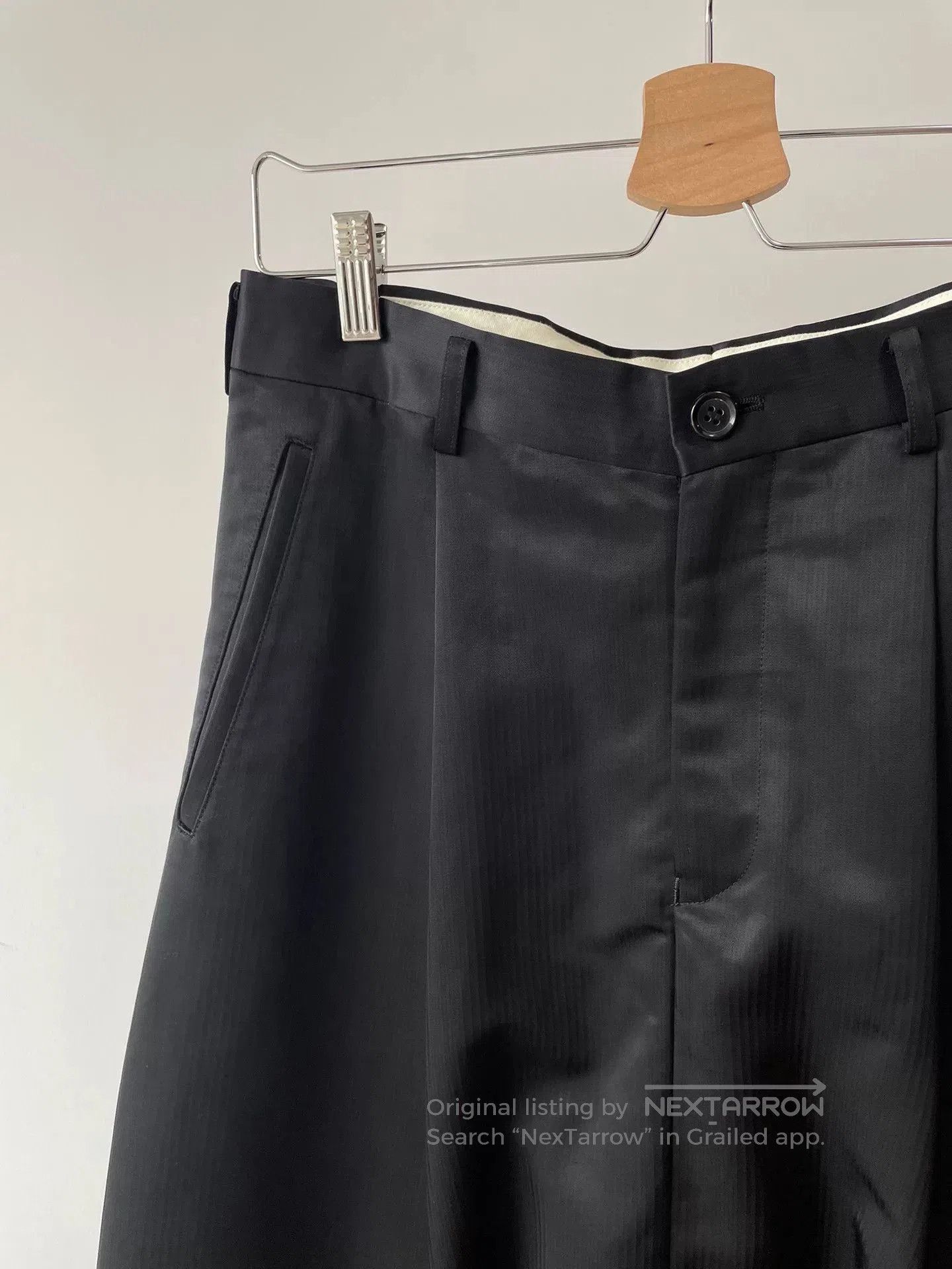 Comme des Garcons Comme des Garçons Black Cropped Pants. Size US 31 - 3 Thumbnail