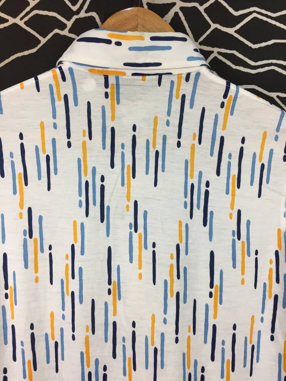 Vintage Vtg Jack Nicklaus Golden Bear Geometric Popover Polo Shirt Size US M / EU 48-50 / 2 - 7 Thumbnail