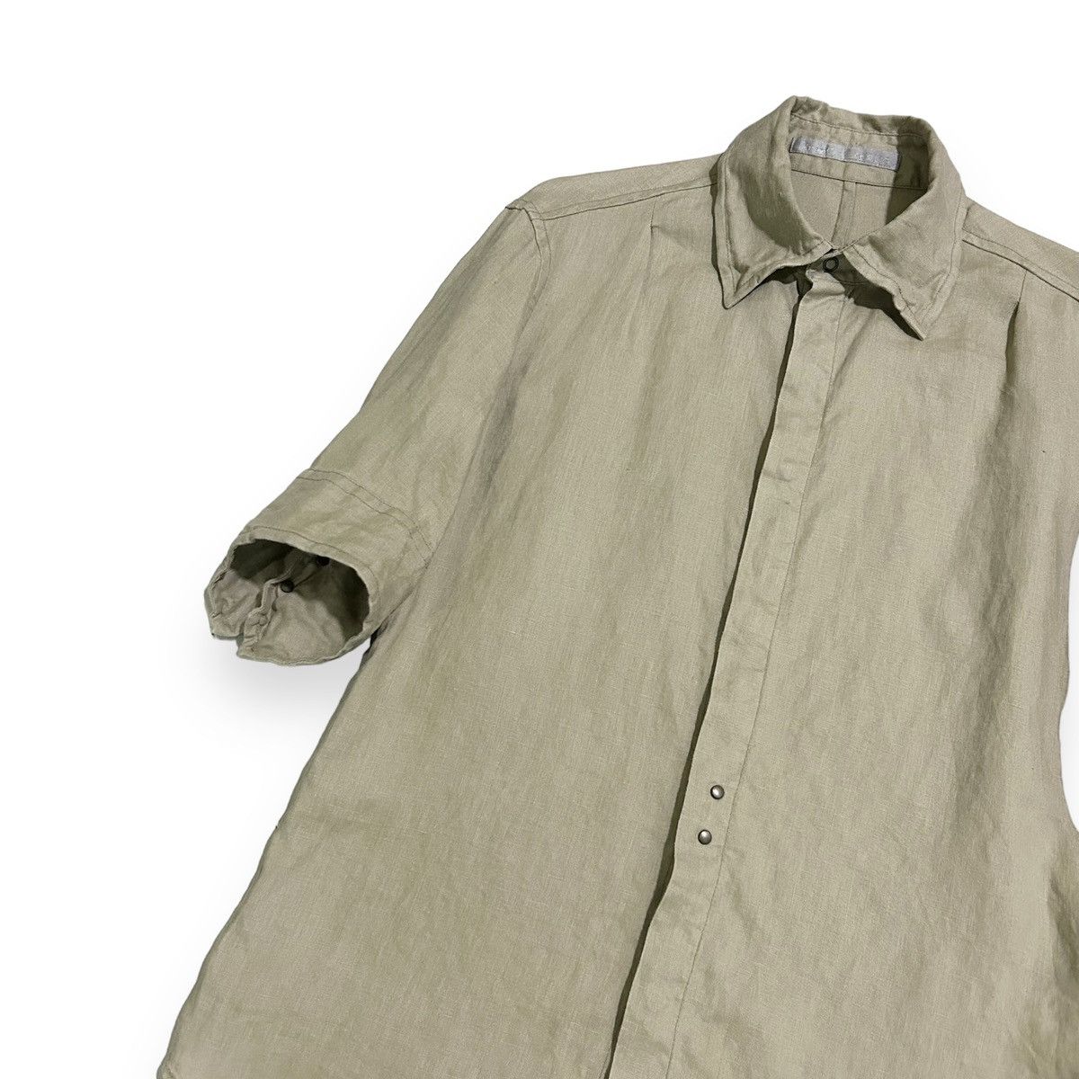 FranCisT MOR.K.S 1990s Francisf Mor.K.S - Beige Work Shirt Size US M / EU 48-50 / 2 - 4 Thumbnail