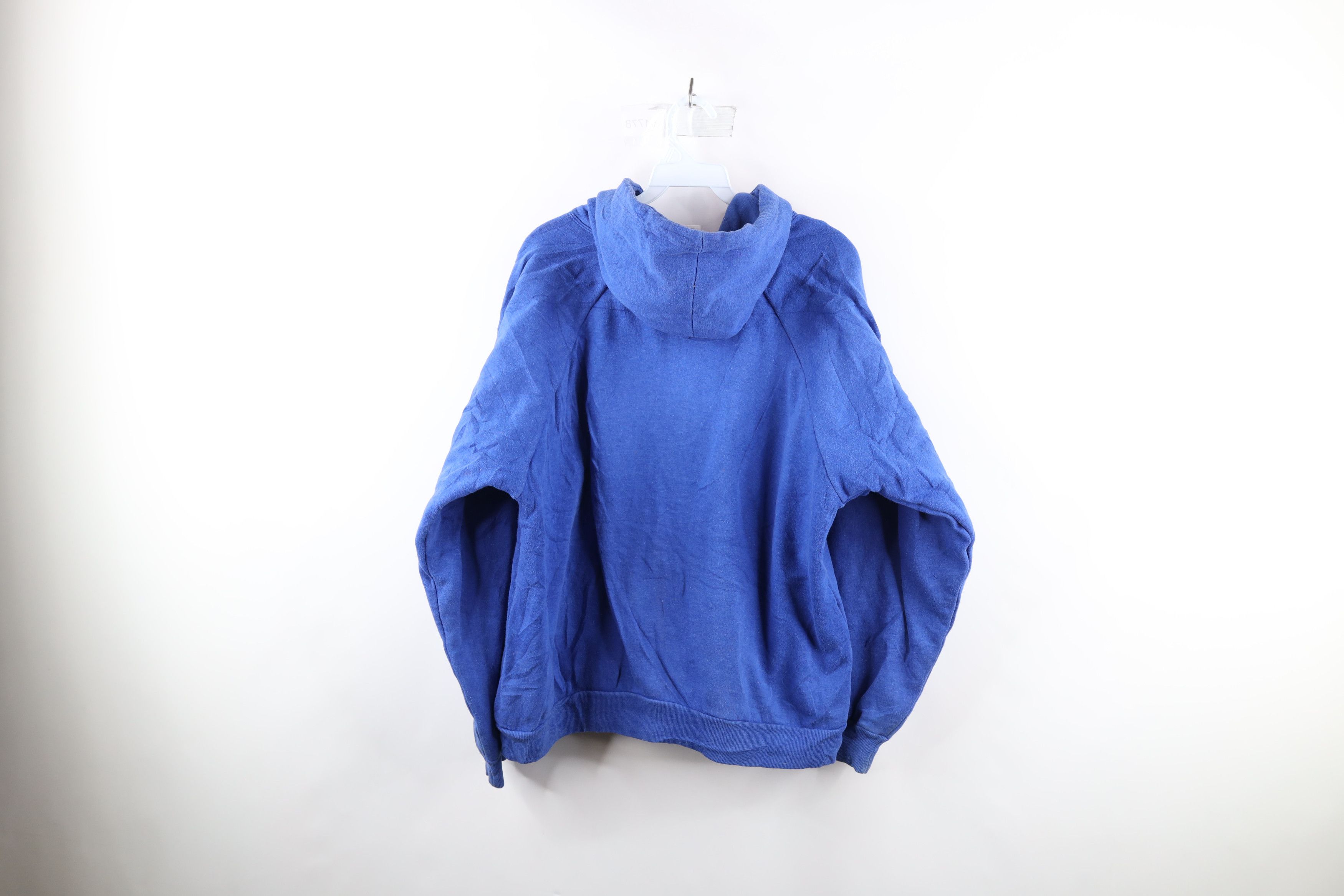 Vintage Vintage 90s Streetwear Waffle Knit Lined Full Zip Hoodie Size ONE SIZE - 9 Thumbnail