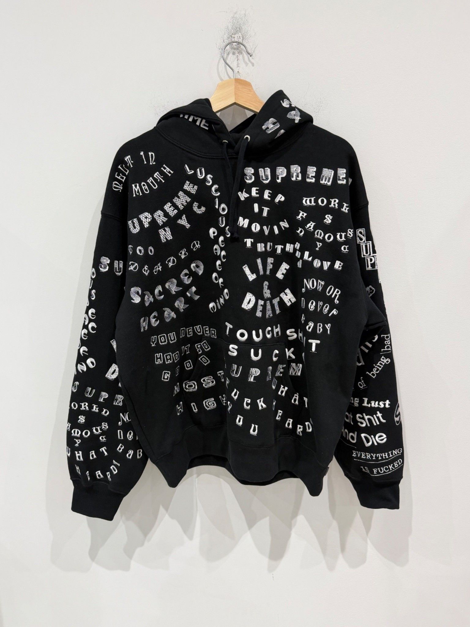 Supreme Supreme Too Deadly Hooded Sweatshirt Black Size US M / EU 48-50 / 2 - 1 Thumbnail