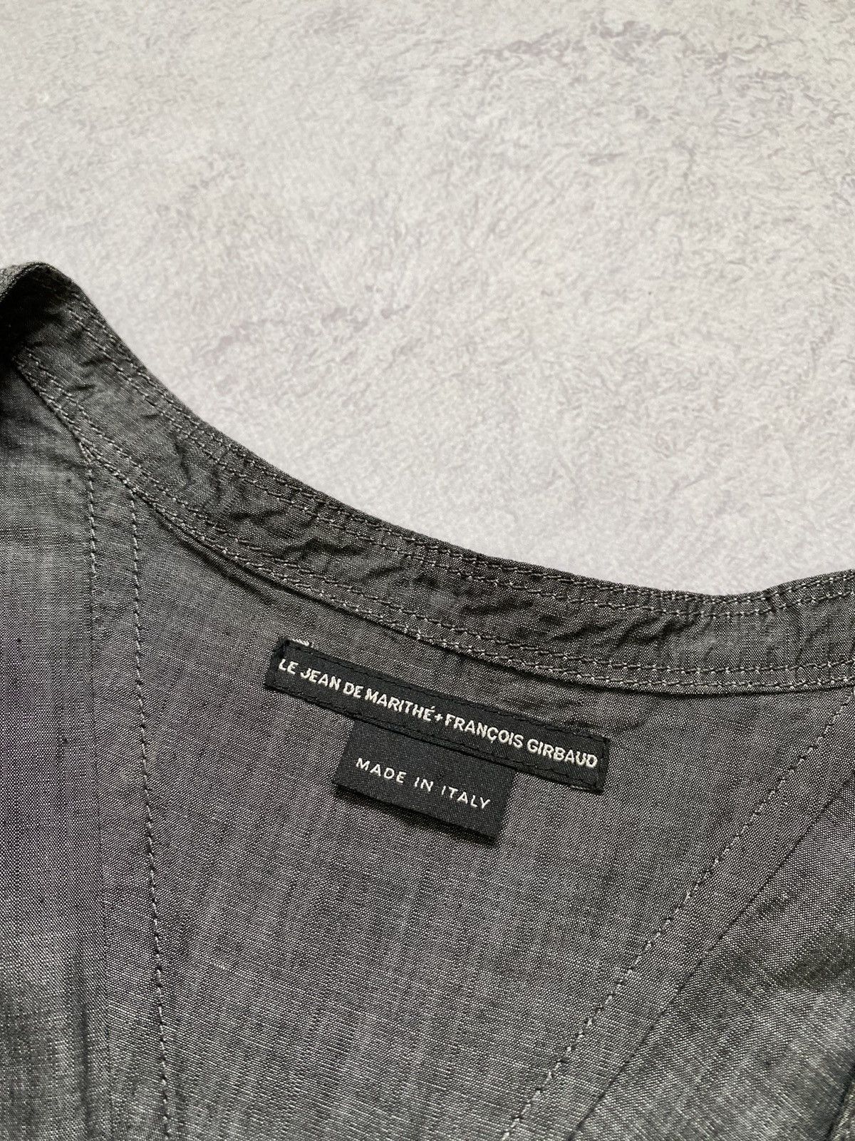 Marithe + Francois Girbaud Le Jean De Marithe Francois Girbaud Button Up Vest Size 44 Size M / US 6-8 / IT 42-44 - 11 Thumbnail