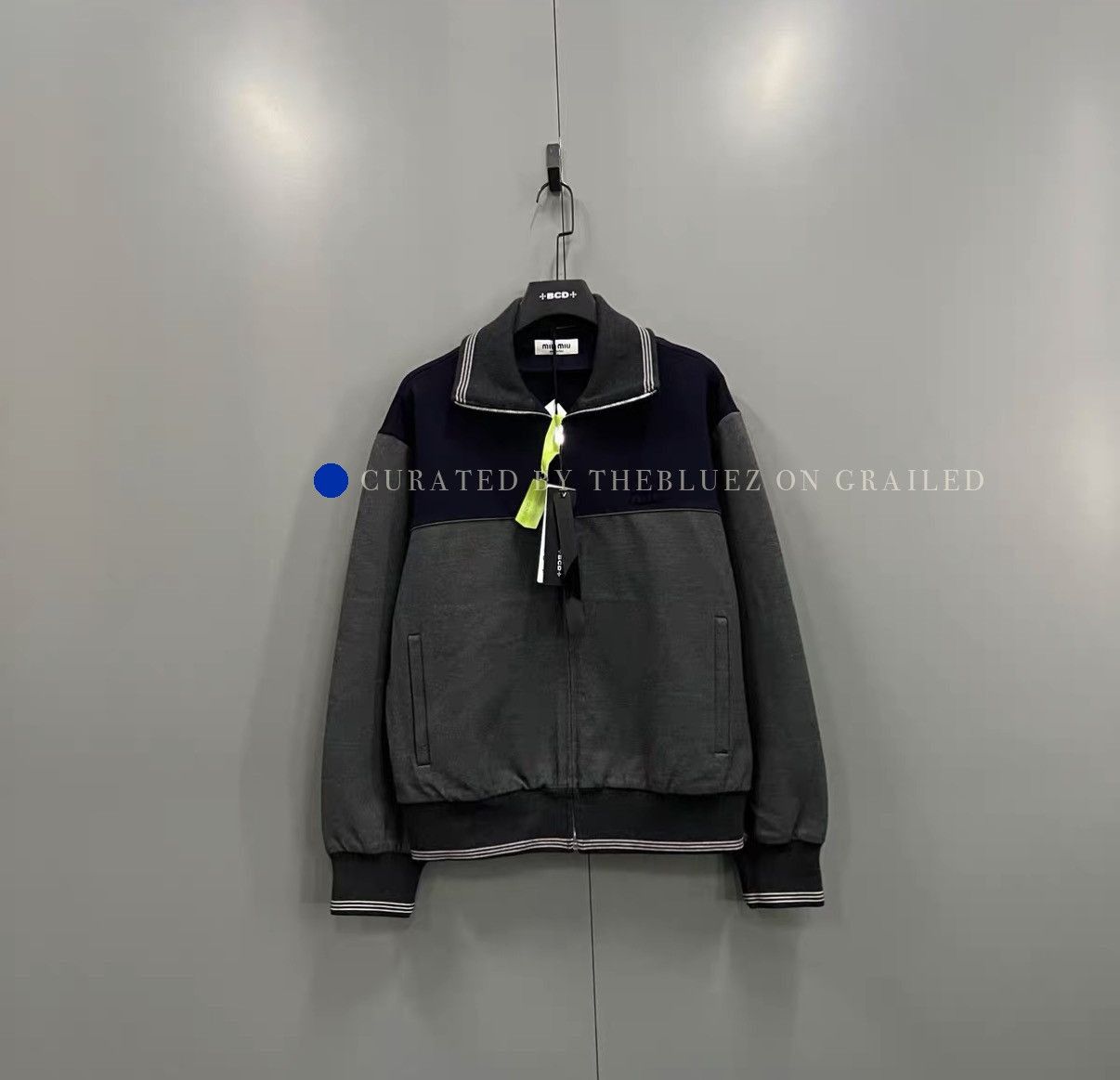 Miu Miu Color-block Logo Zip Jacket Size US XS / EU 42 / 0 - 1 Thumbnail