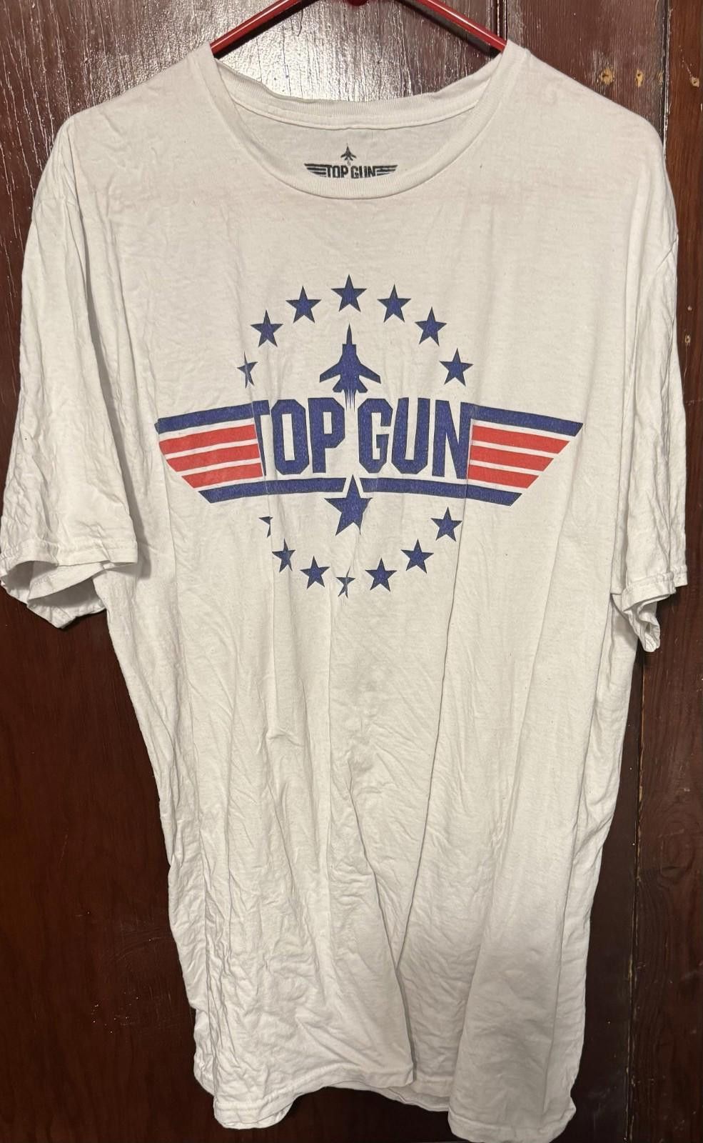 Topman Top Gun Movie Logo T Shirt Men's Size XXL White Size US XXL / EU 58 / 5 - 1 Thumbnail