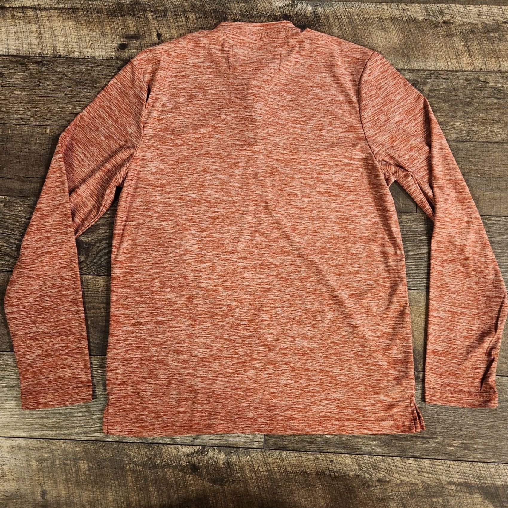 Vintage Tall Woods Henley Shirt Long Sleeve Mens Small Heatherd Red Performance Shirt Size US S / EU 44-46 / 1 - 5 Thumbnail