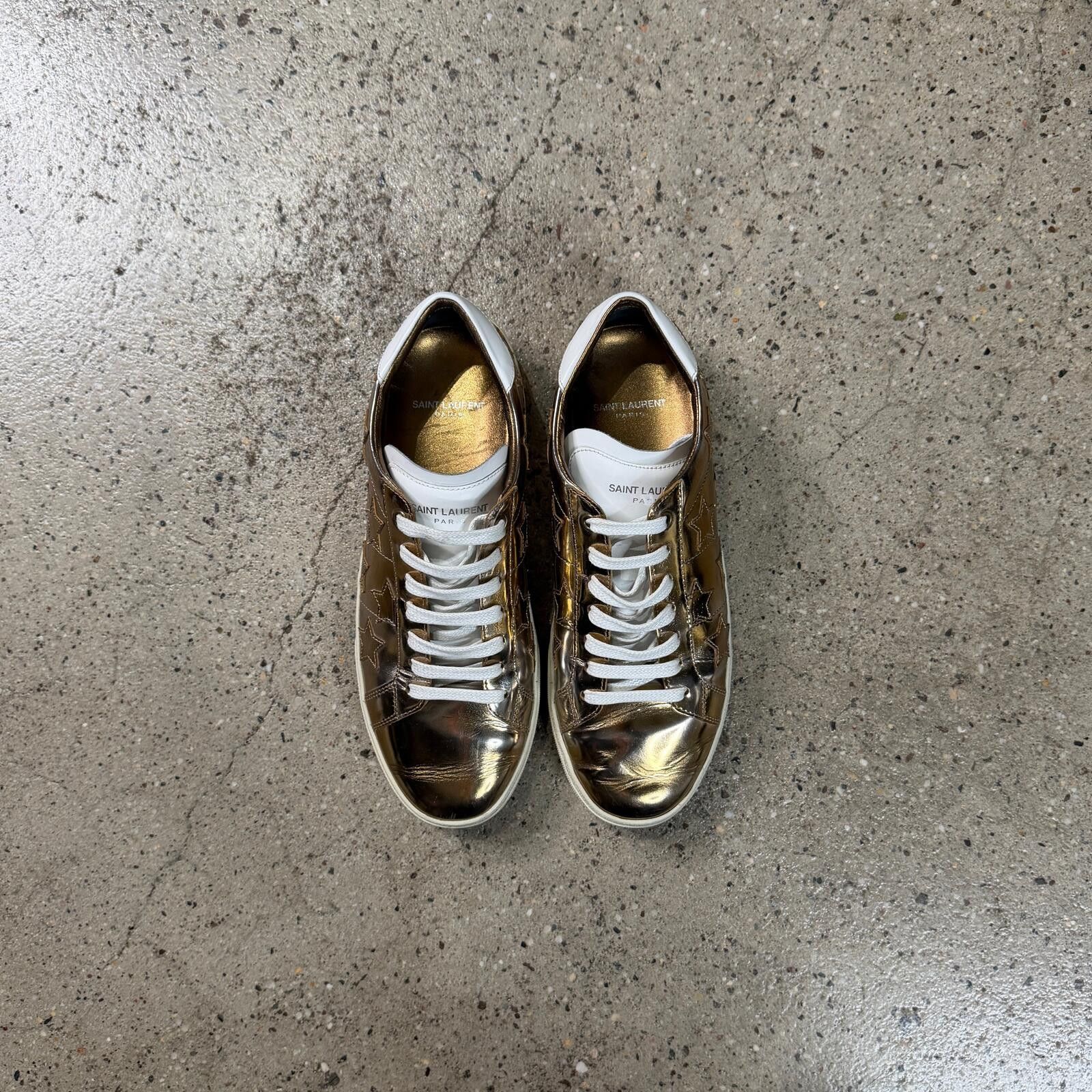 Saint Laurent Paris Saint Laurent Low-Top Court Sneakers Size US 7 / EU 40 - 4 Thumbnail