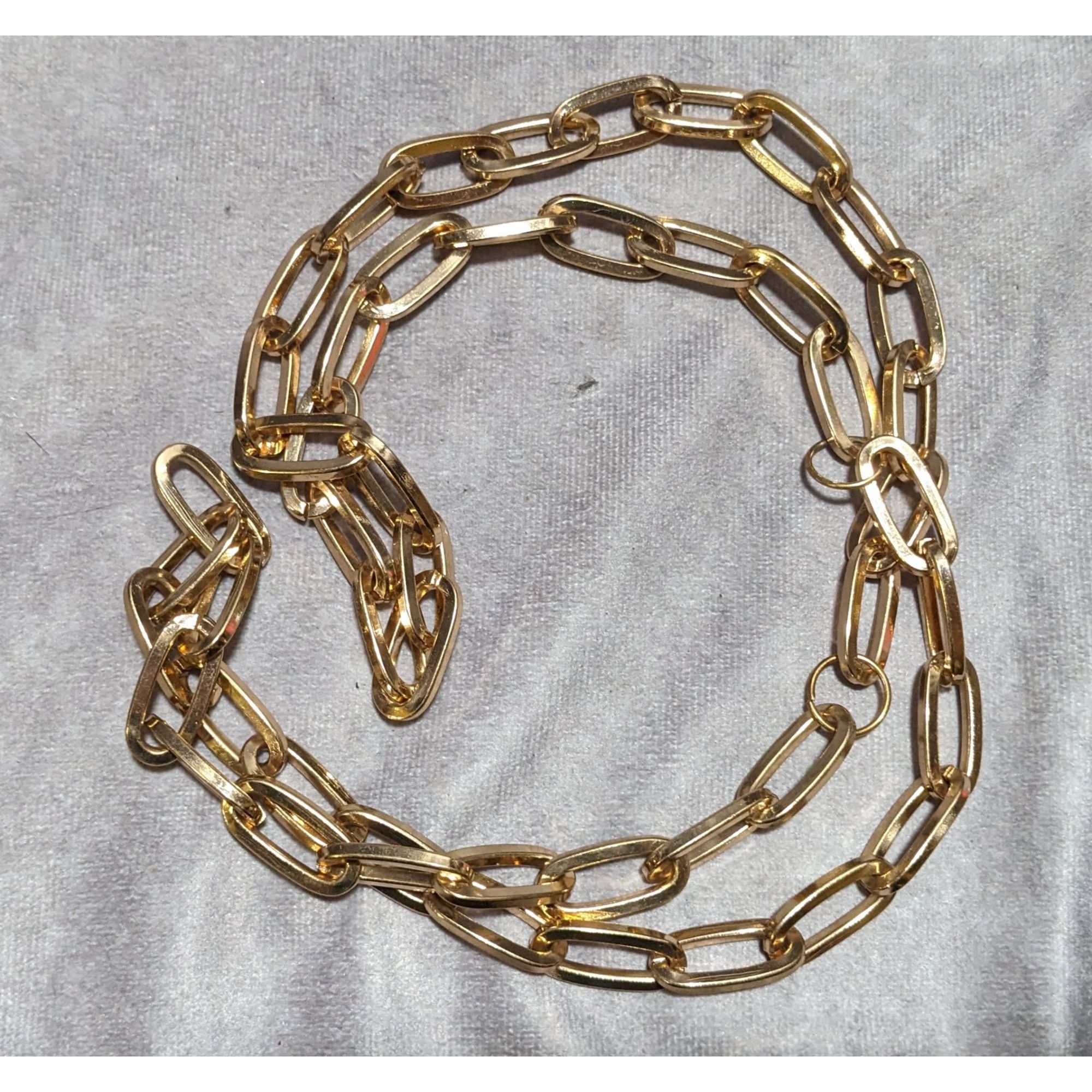 Other Glam Large Link Heavy Gold Chain Necklace Size ONE SIZE - 8 Thumbnail