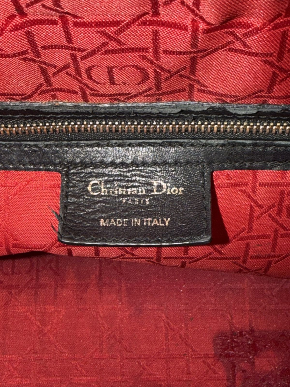 Dior Dior Black Large Lambskin Cannage Lady Dior Size ONE SIZE - 8 Thumbnail