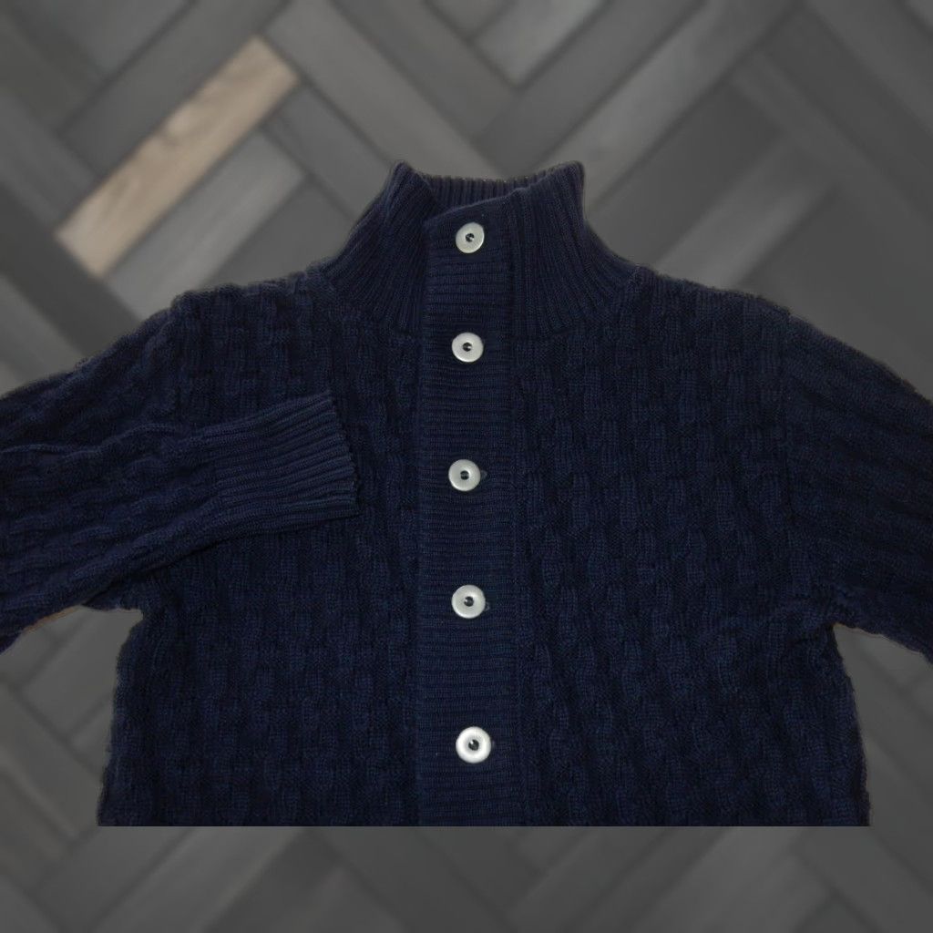 Herring SNS Herring Men's Blue Wool Bomber Jacket Size M Size US M / EU 48-50 / 2 - 1 Thumbnail