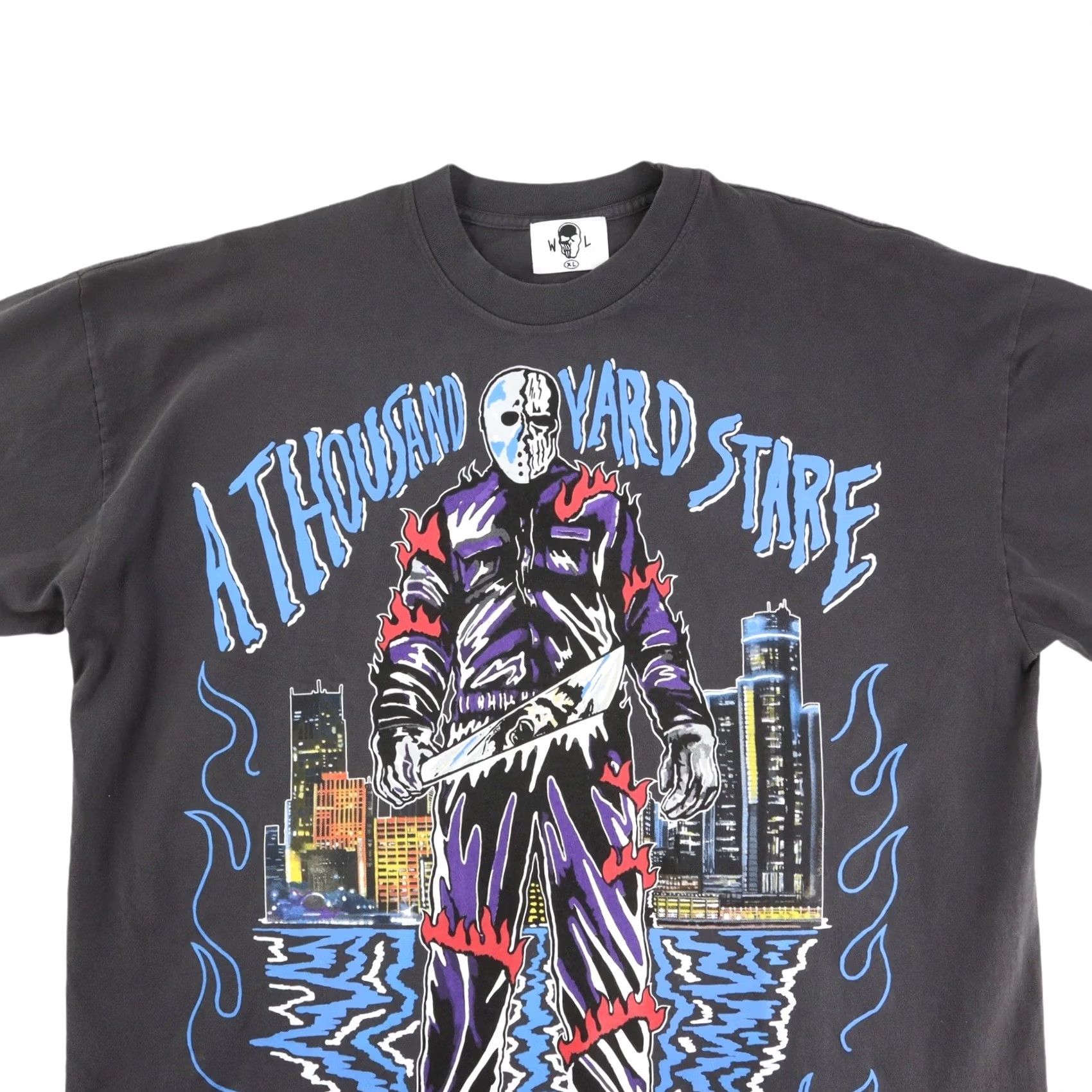 Warren Lotas Warren Lotas T-Shirt XL Black A Thousand Yard Stare Brand New Shirt Mens Tops Size US XL / EU 56 / 4 - 7 Thumbnail