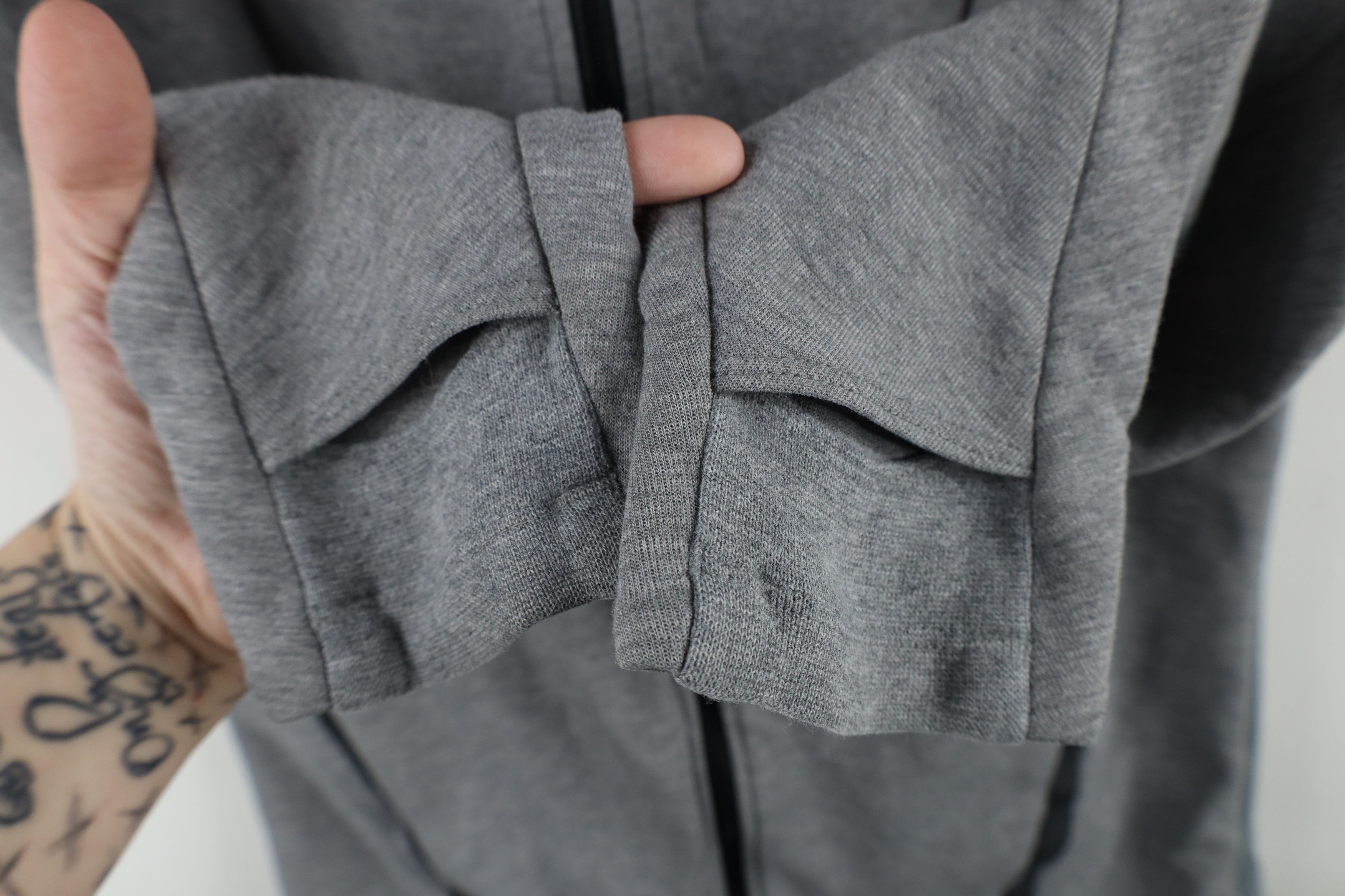 Nike Nike Tech Fleece Full Zip Hoodie Sweatshirt Gray AS IS Size US S / EU 44-46 / 1 - 6 Thumbnail