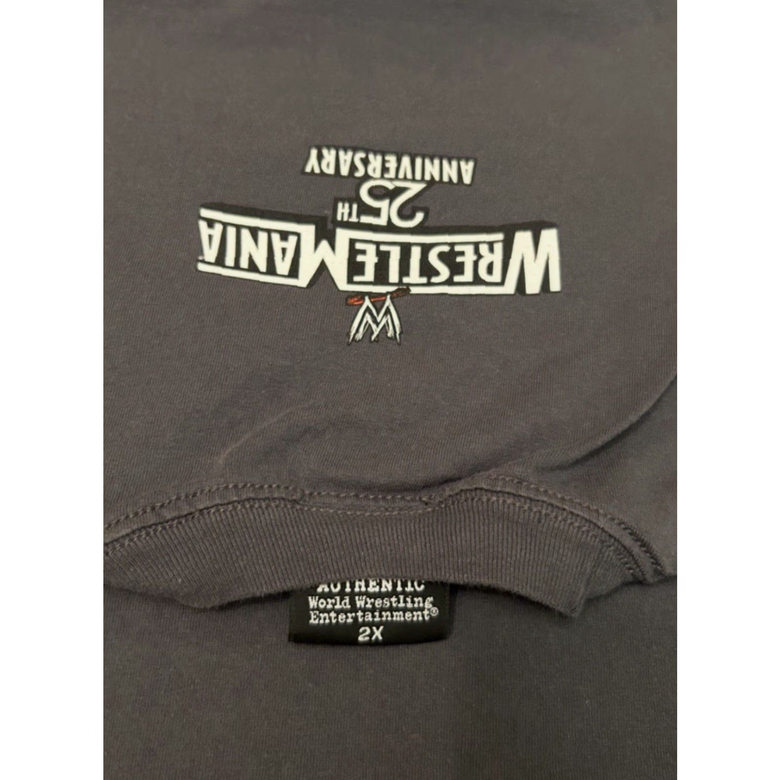 Vintage VINTAGE WrestleMania WWE Wrestle Mania 2009 Houston Texas VTG Shirt Mens 2XL Gray Long Sleeve Sports 90s Wrestling Mens Size US XXL / EU 58 / 5 - 3 Thumbnail