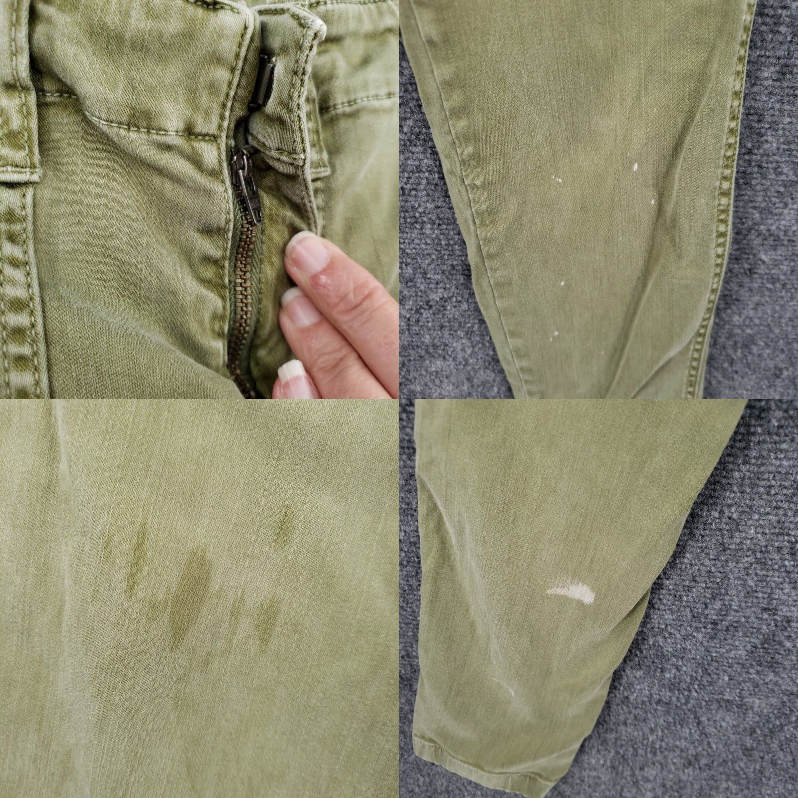 J.Crew J.Crew Pants Womens 26 Green Ankle Mid-Rise Skinny Front Zip Casual Size 26" / US 2 / IT 38 - 8 Thumbnail